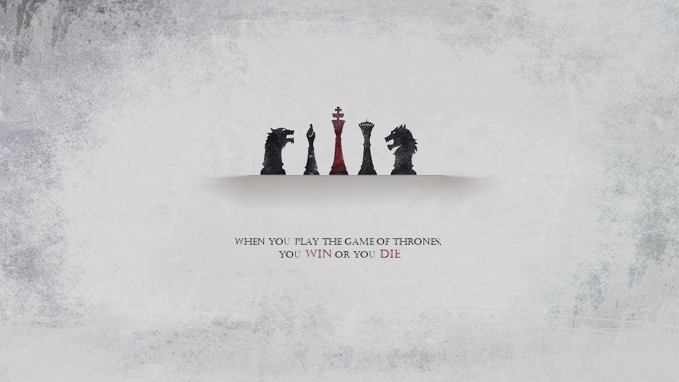 Game of Thrones chess pieces quote HD Wallpaper
