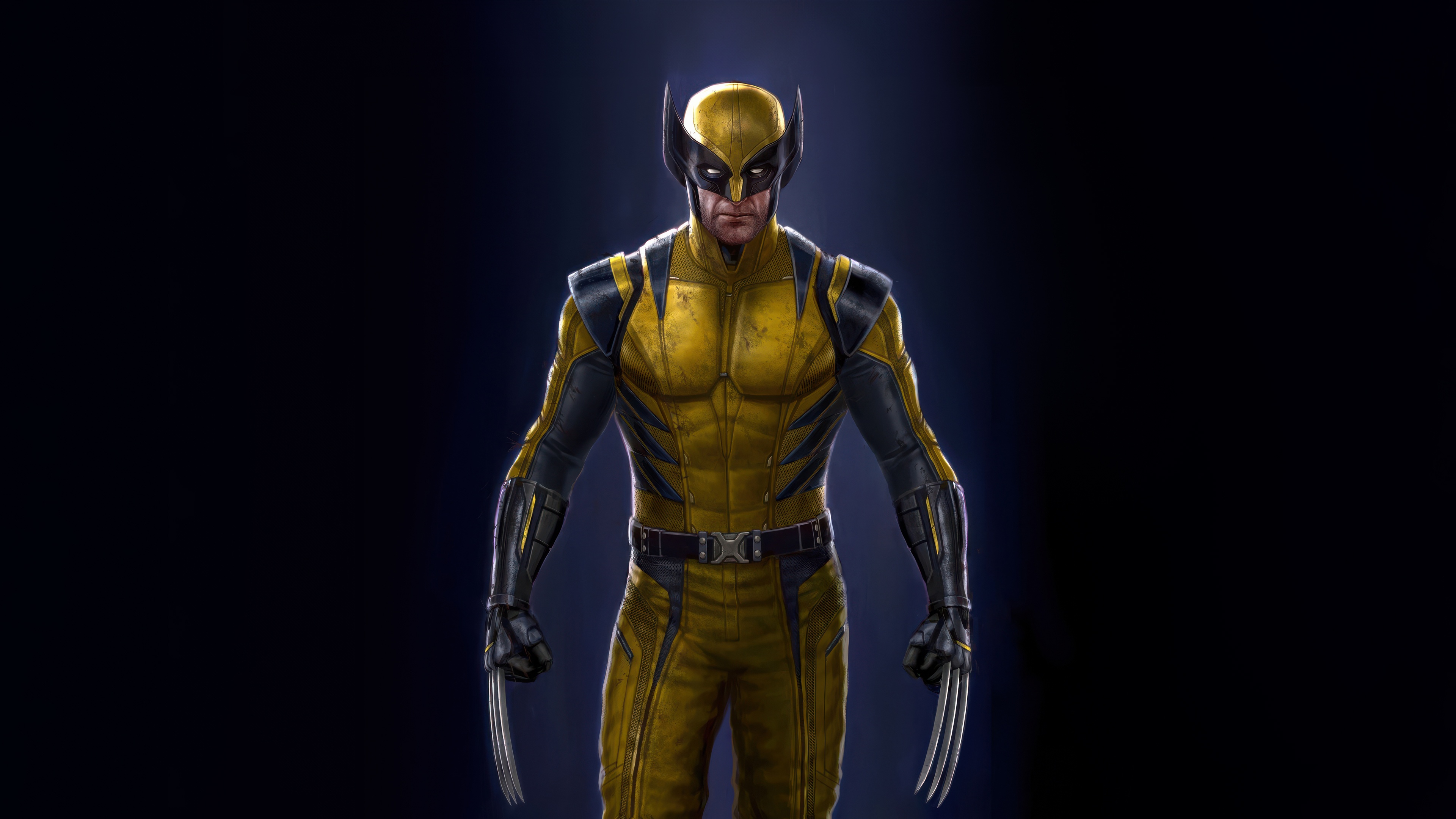 Wolverine in his yellow and black suit HD Wallpaper