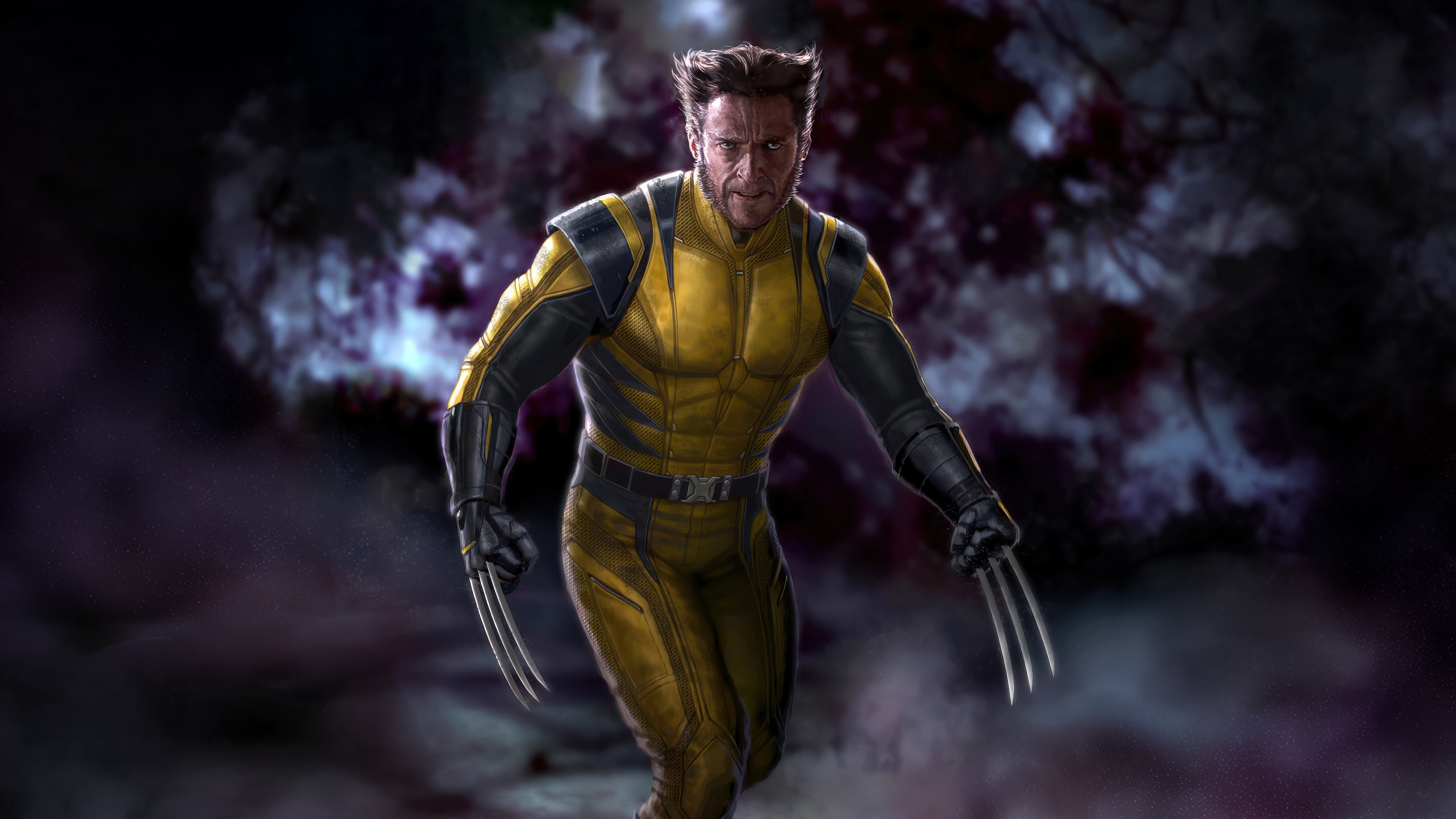 Wolverine in his yellow and black suit HD Wallpaper