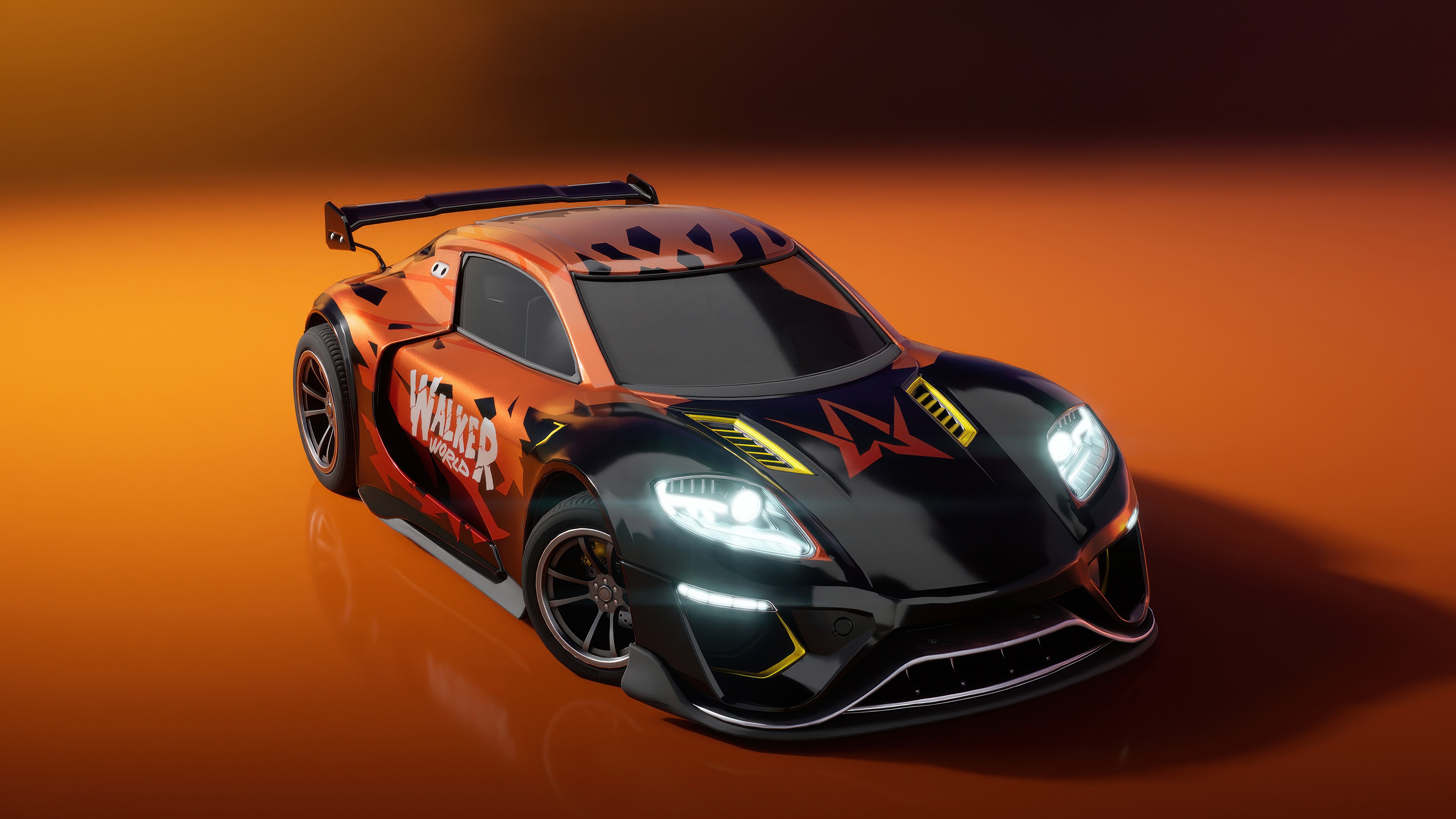 Fortnite Rocket League X Alan Walker Car HD Wallpaper