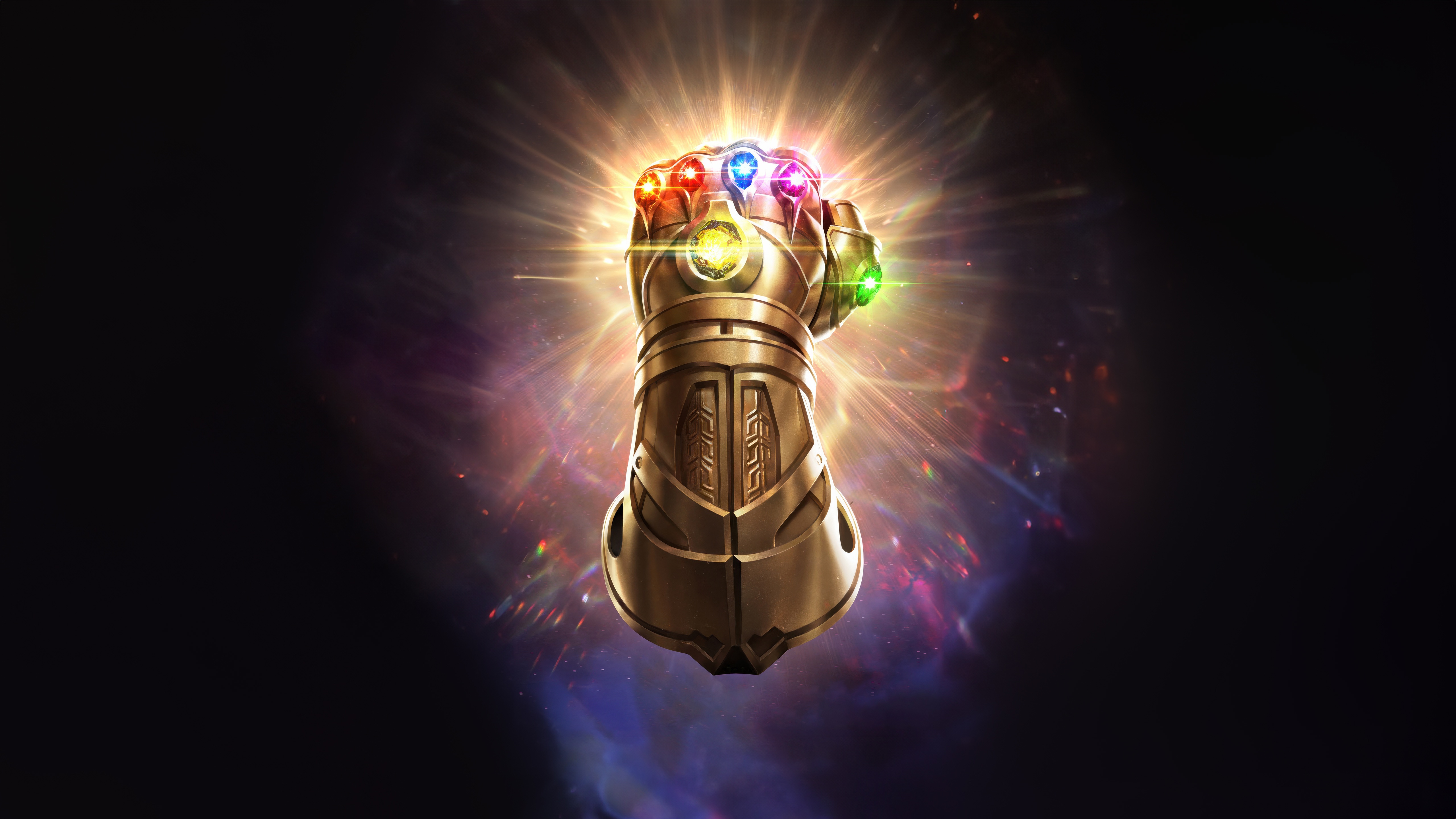 Thanos Infinity Gauntlet HD Wallpaper