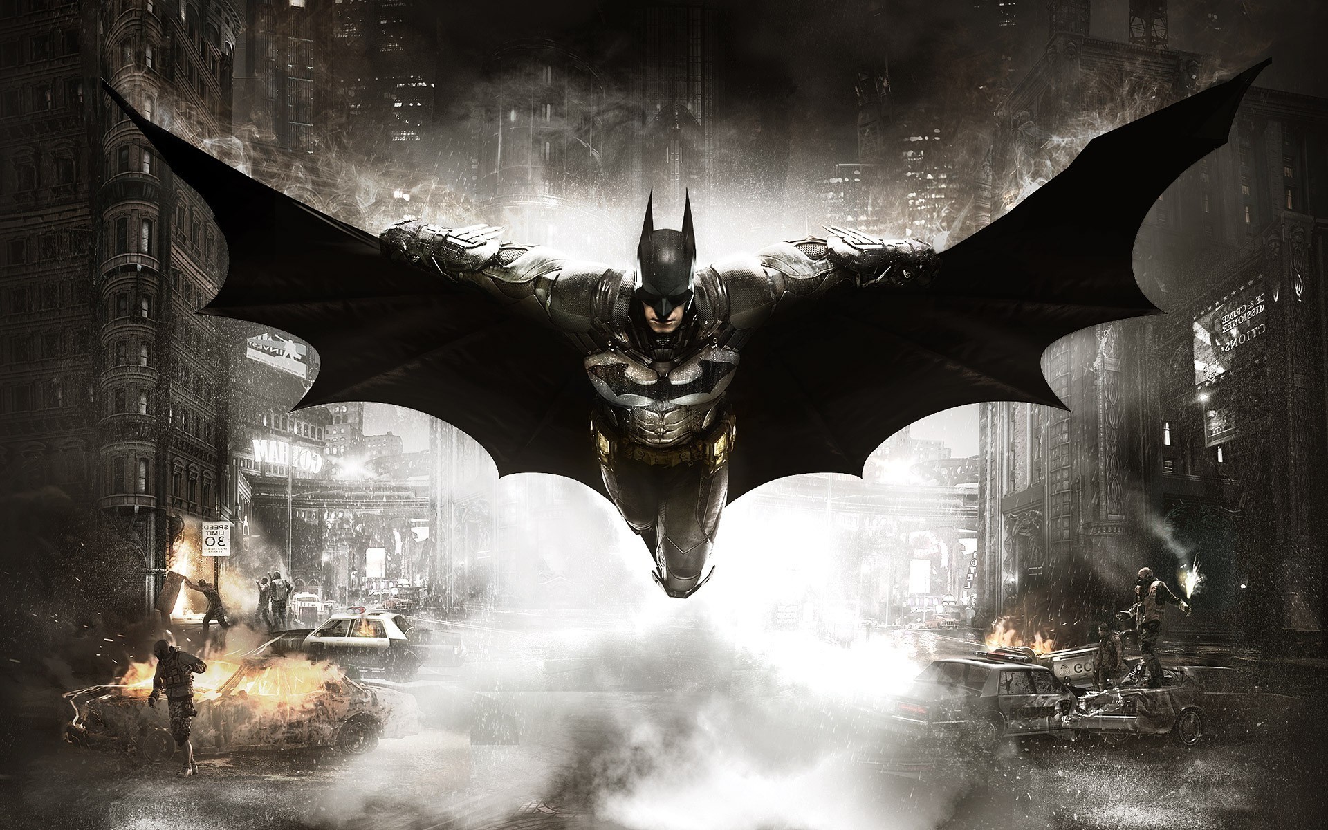 Batman from Batman: Arkham Knight HD Wallpaper