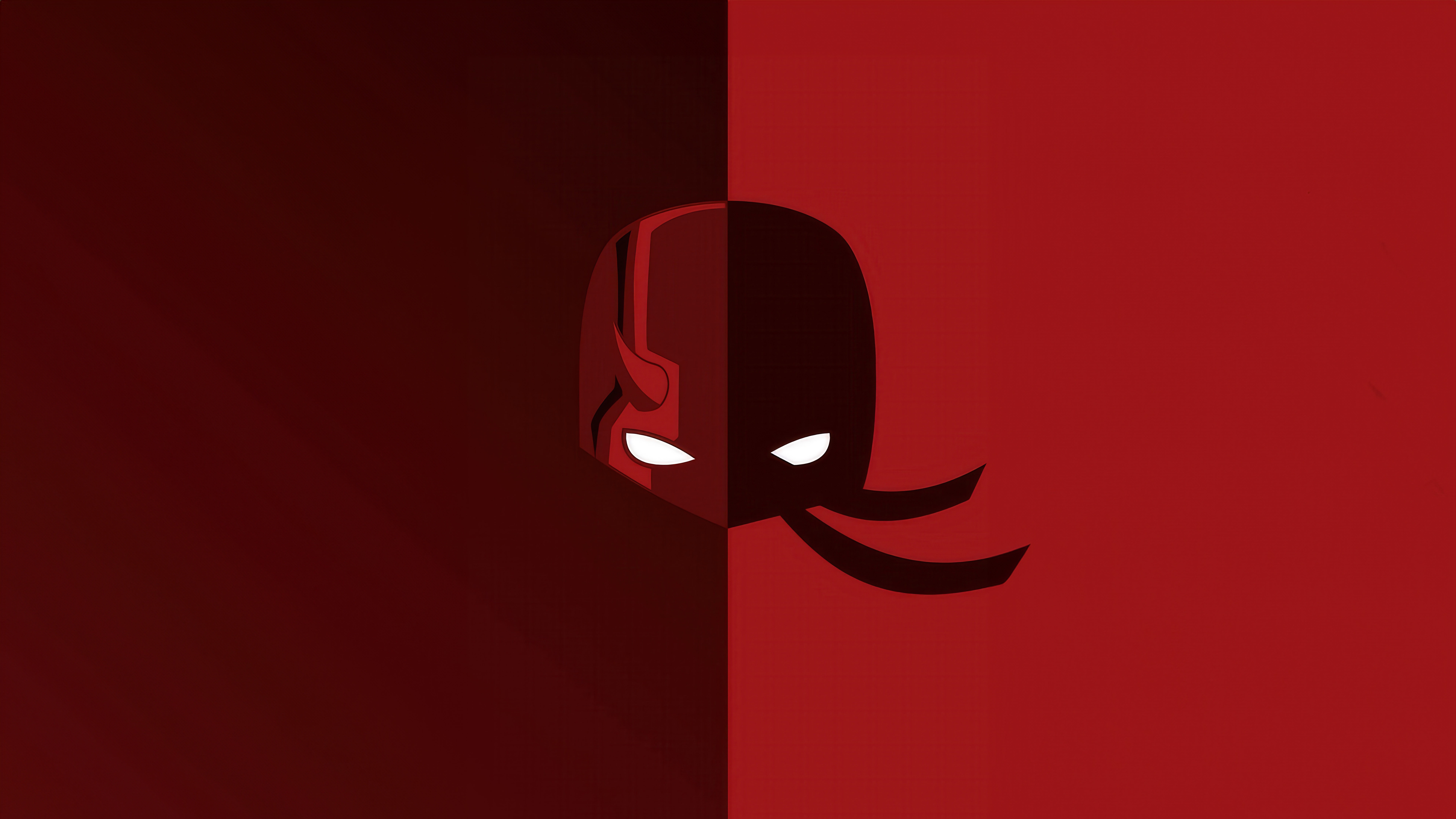 Daredevil Minimalist Split Mask HD Wallpaper