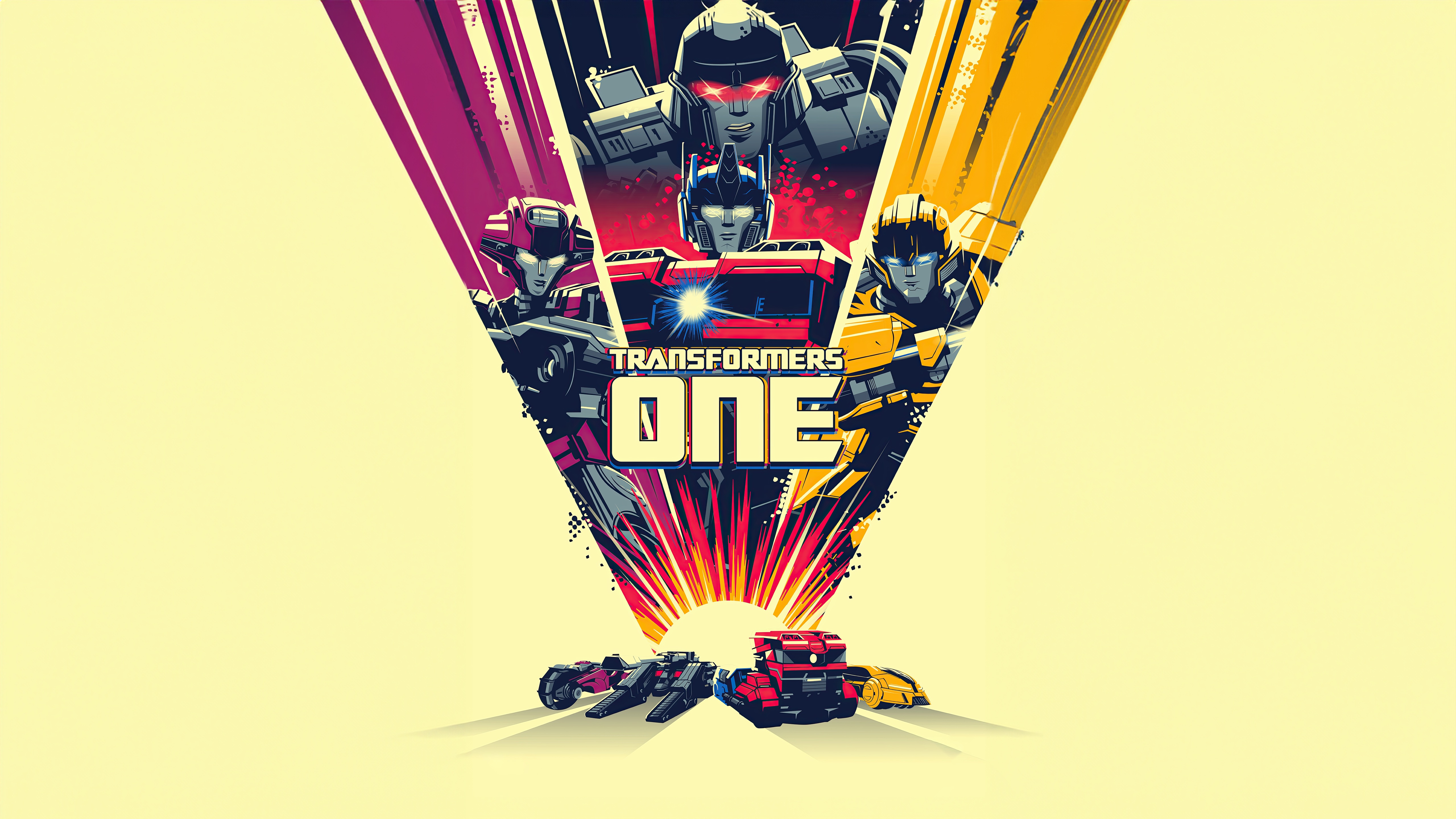 Transformers One Poster with Autobots HD Wallpaper