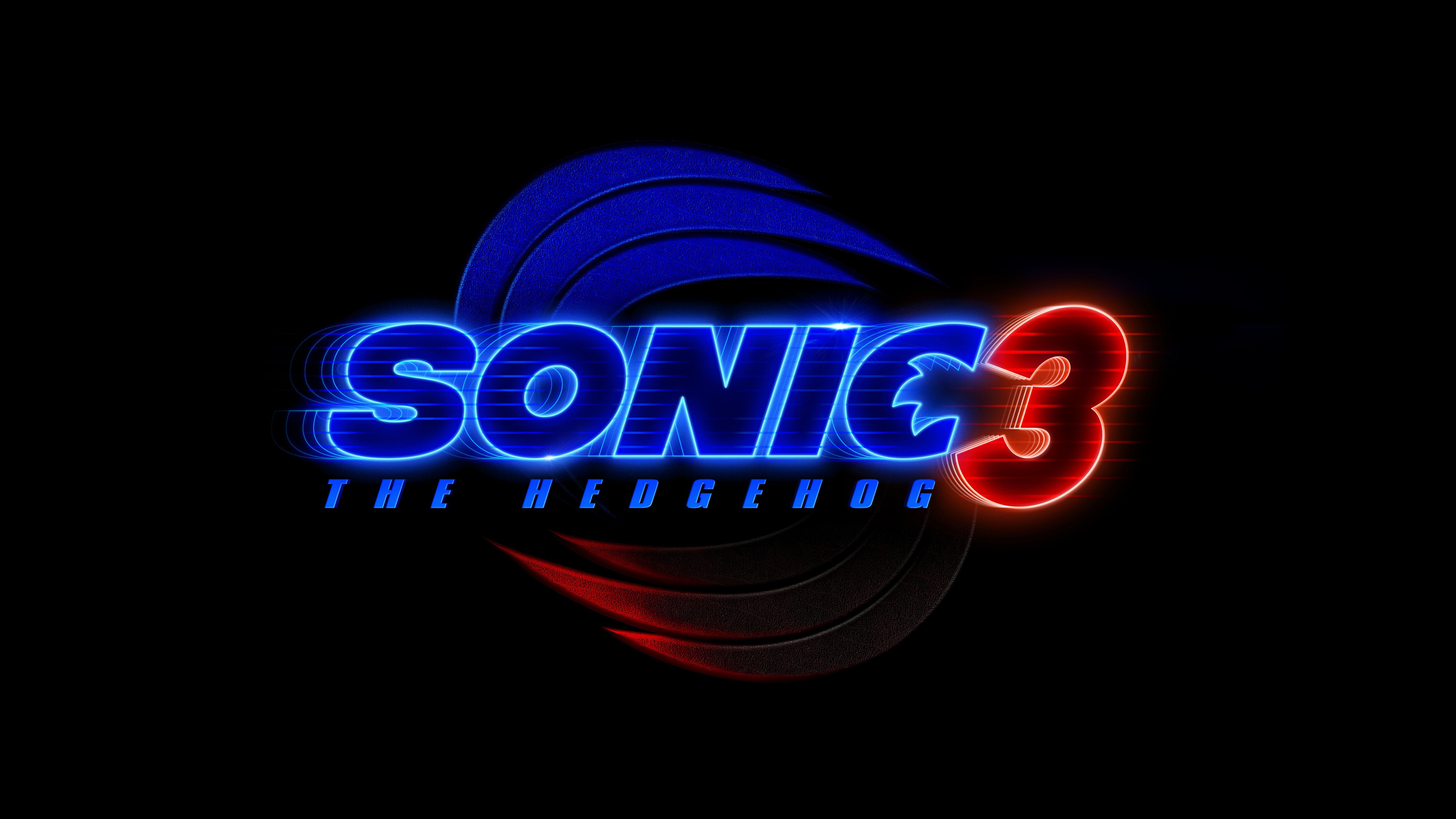 Sonic The Hedgehog 3 Logo HD Wallpaper