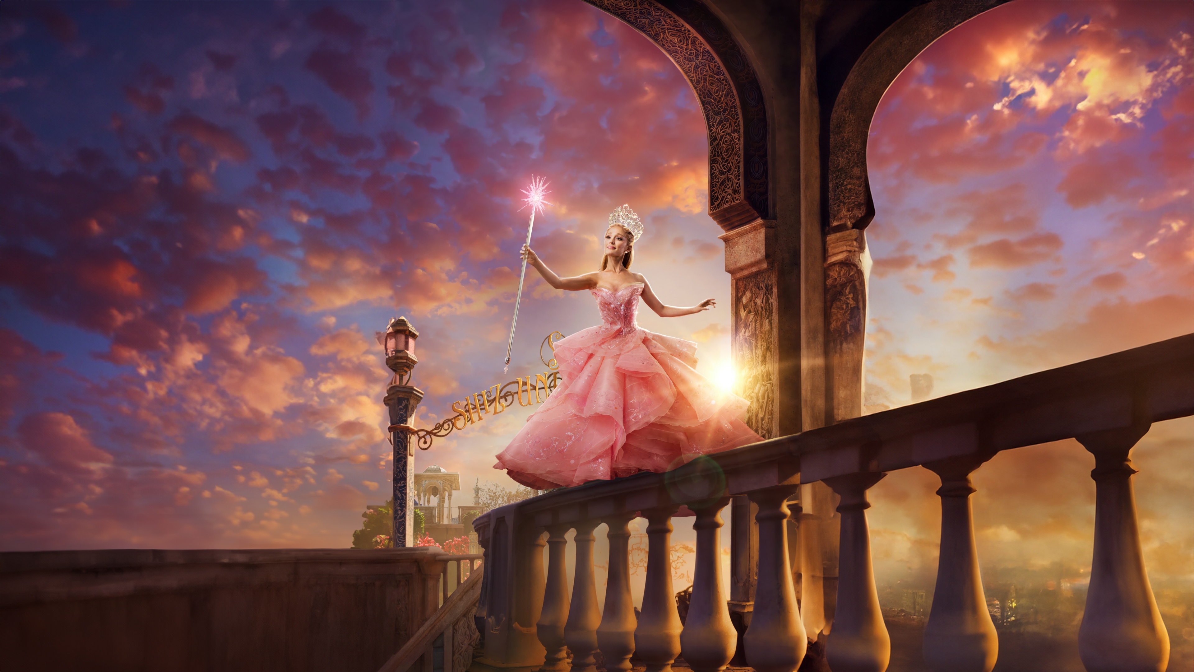 Glinda In Wicked Movie 2024 HD Wallpaper