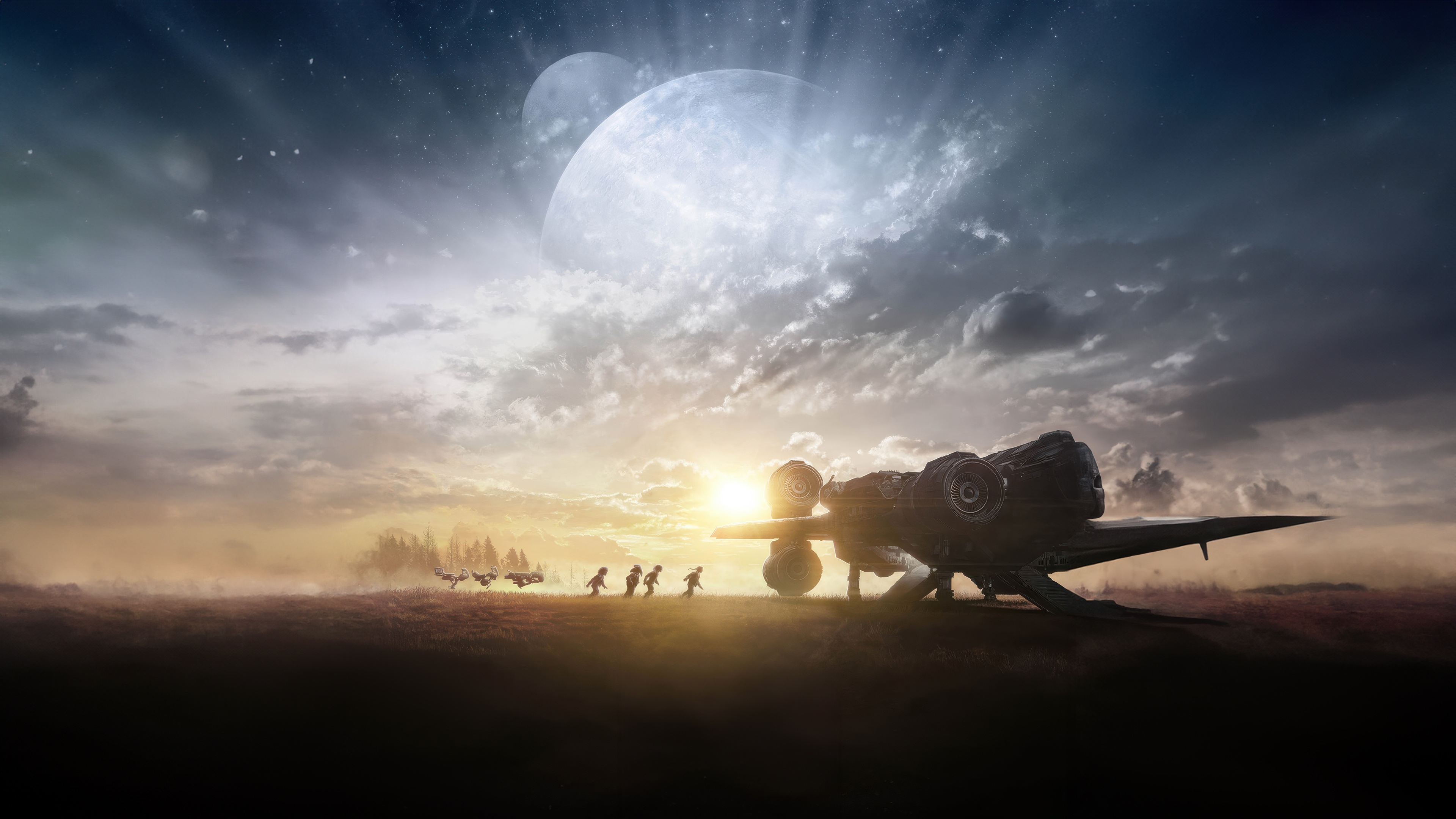 Star Wars Skeleton Crew 2024 HD Wallpaper