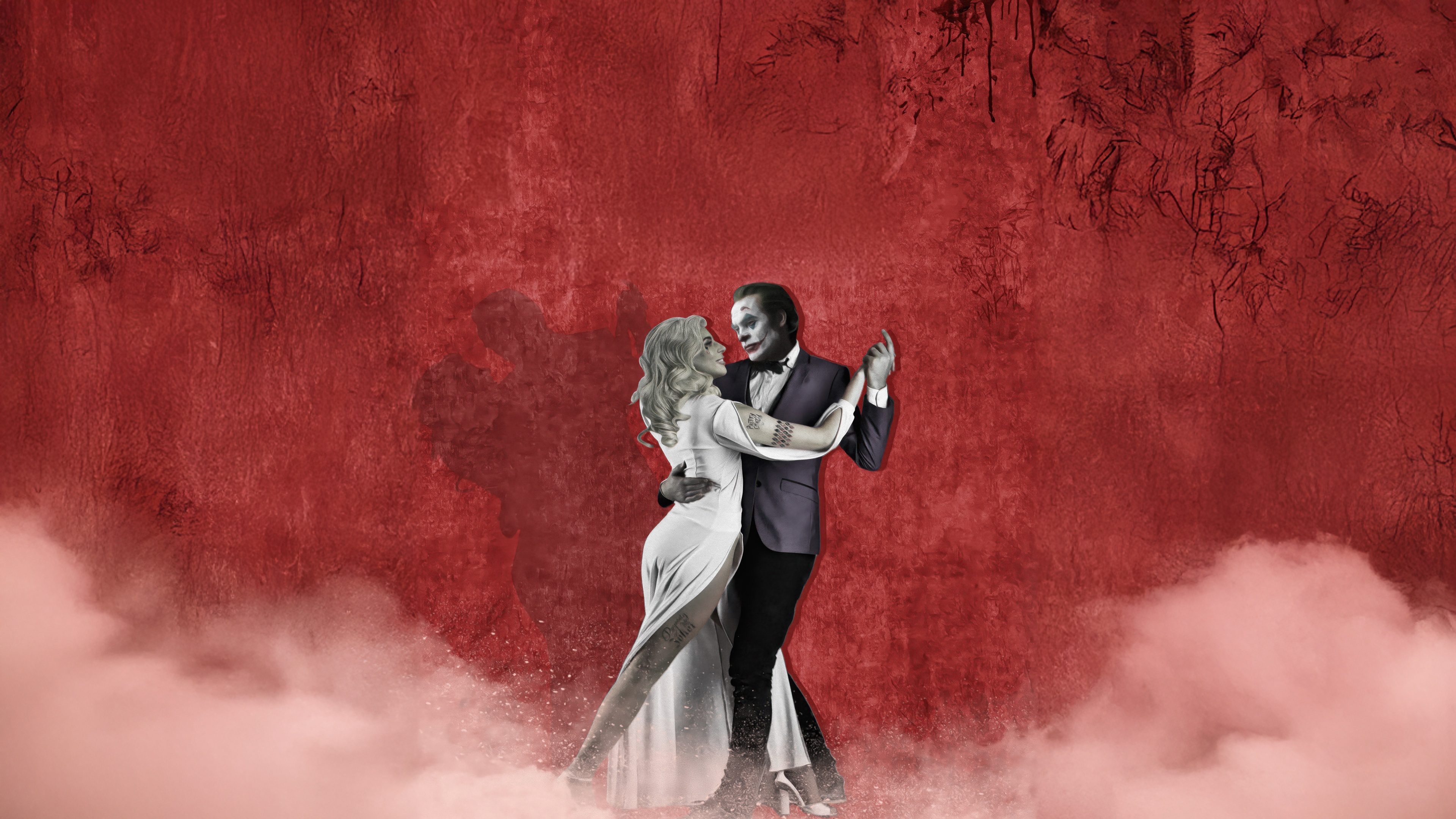 Joker and Harley Quinn dancing HD Wallpaper
