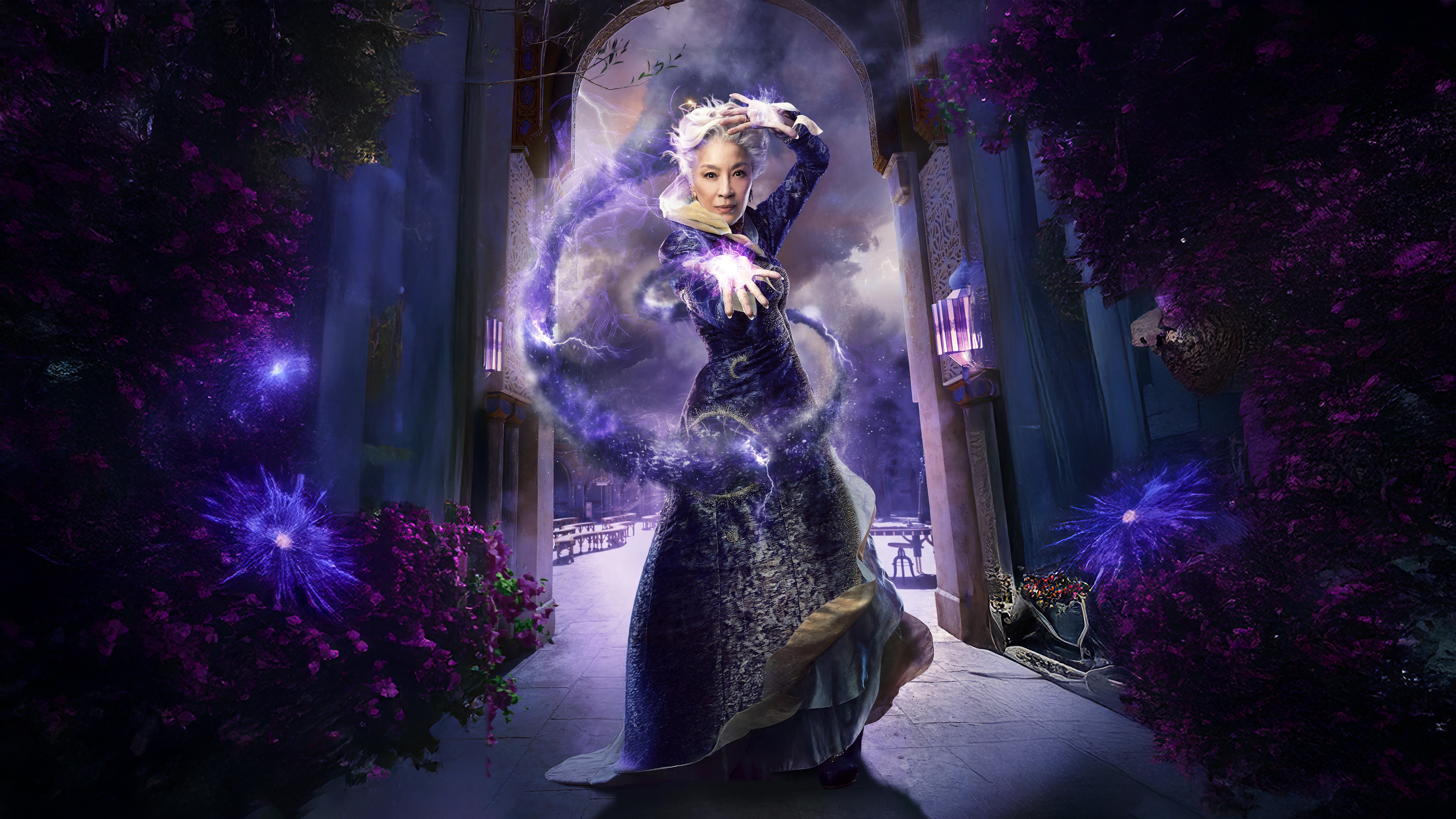 Michelle Yeoh as Madame Morrible in Wicked HD Wallpaper