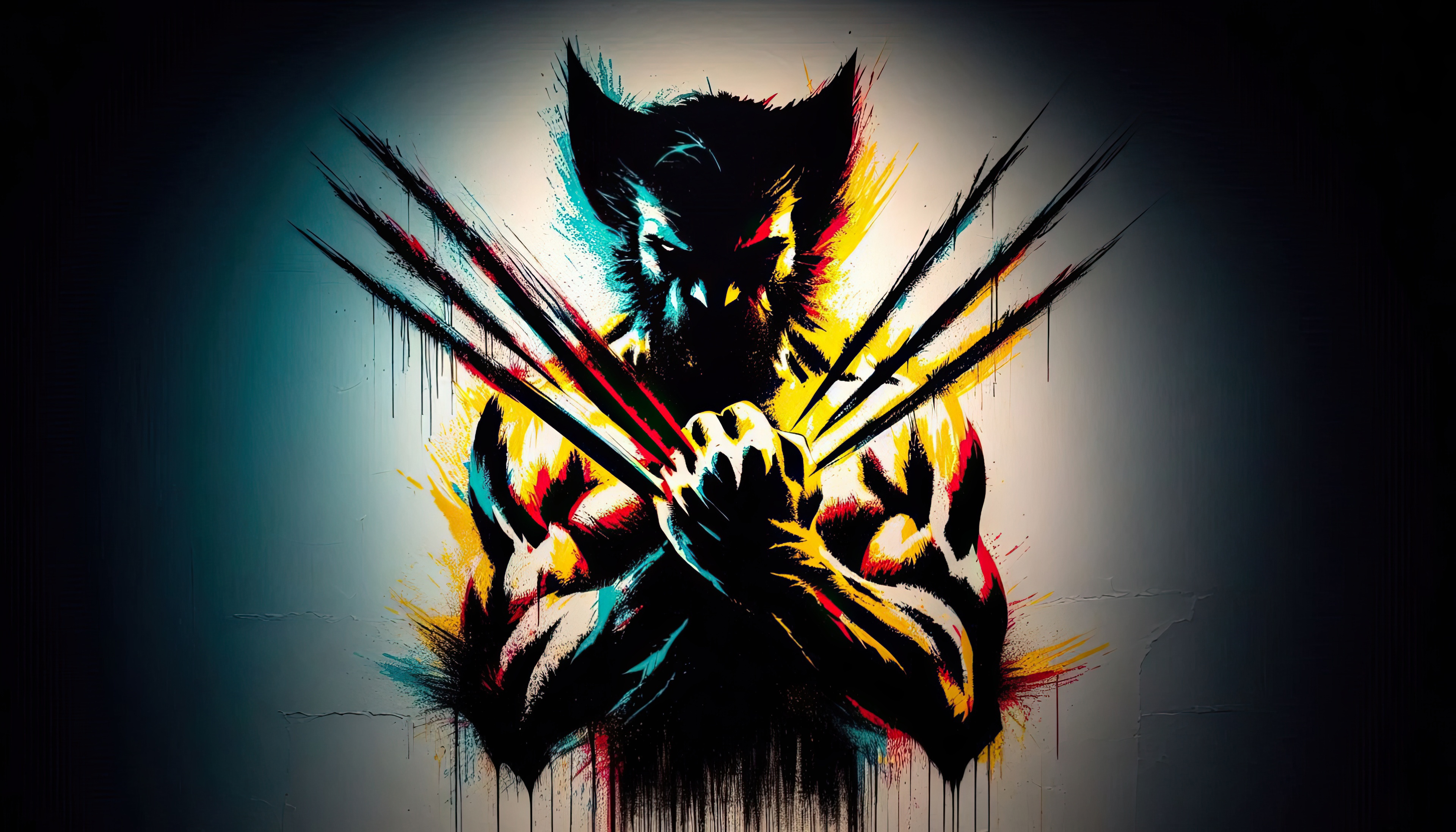 Wolverine with adamantium claws HD Wallpaper