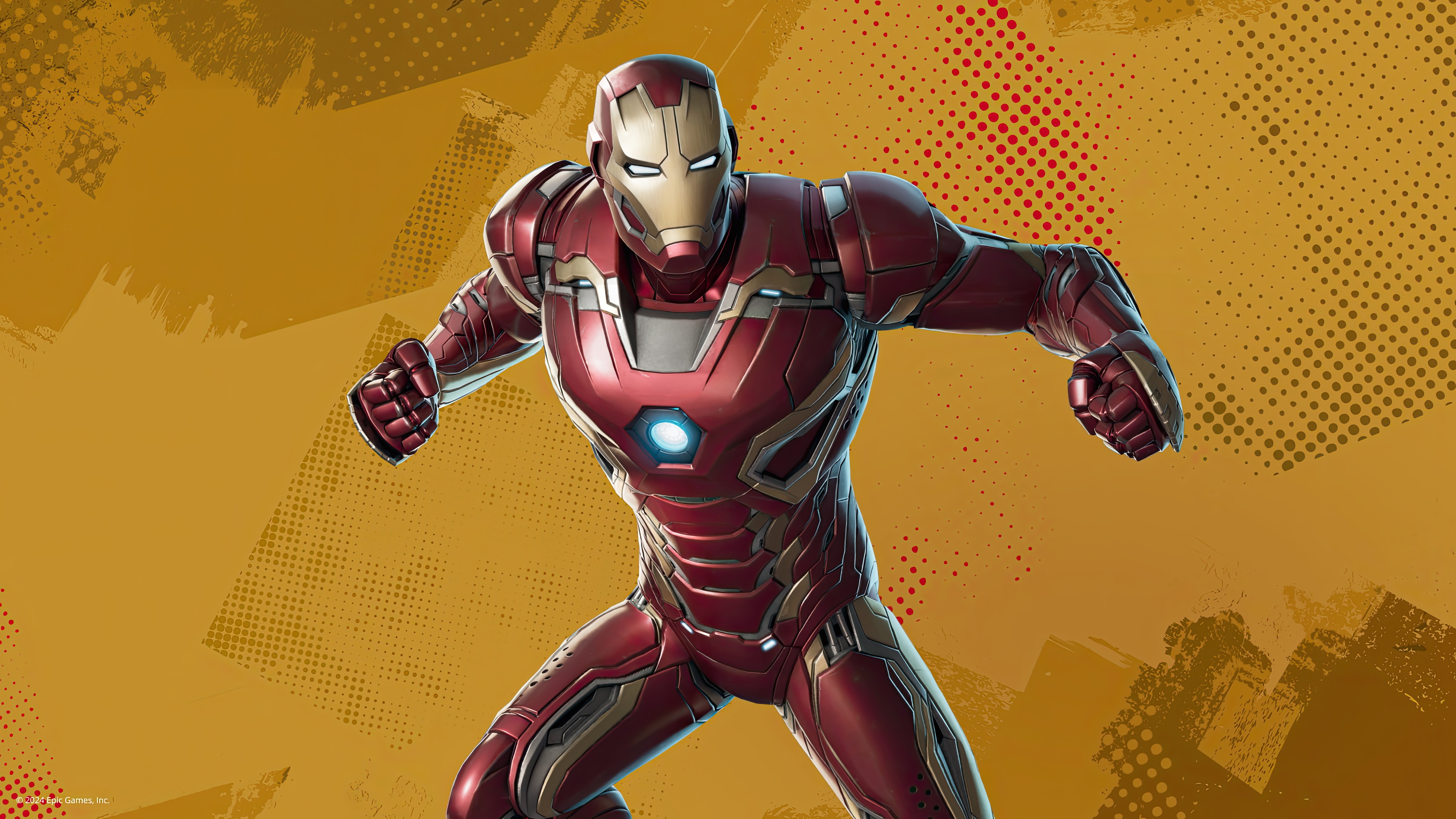 Iron Man in Fortnite HD Wallpaper