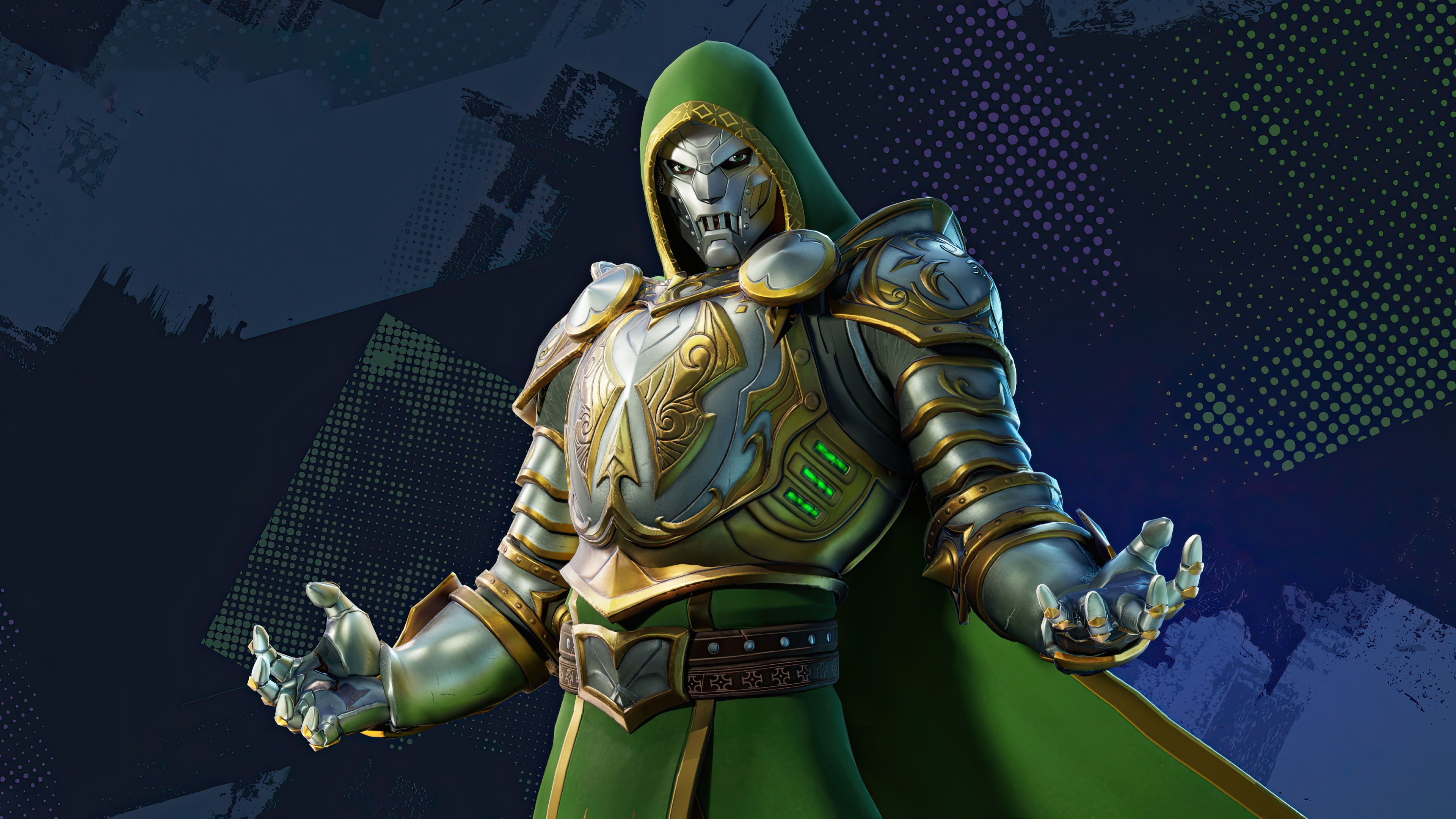 Doctor Doom Fortnite Skin HD Wallpaper