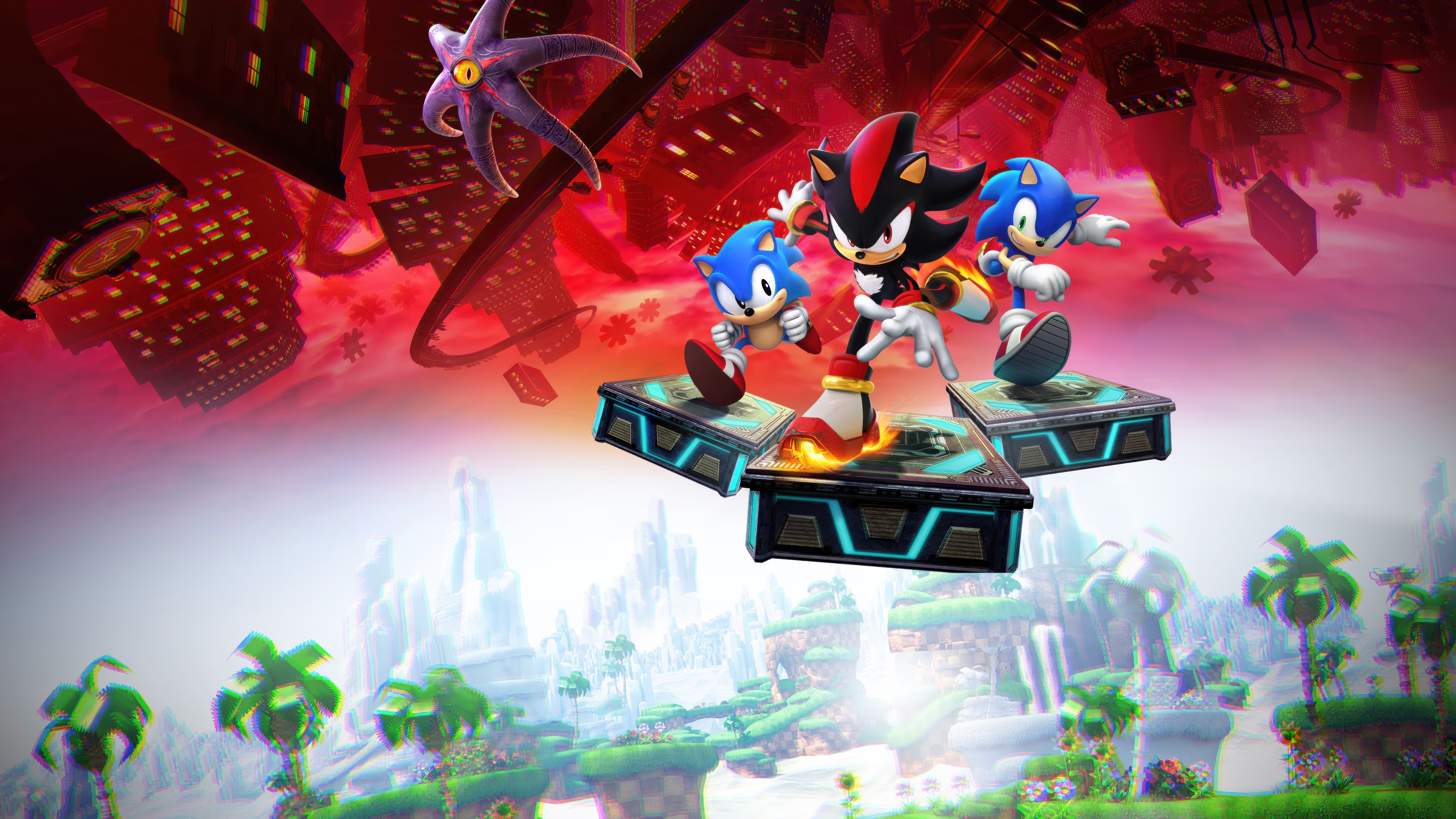 Sonic X Shadow Generations HD Wallpaper
