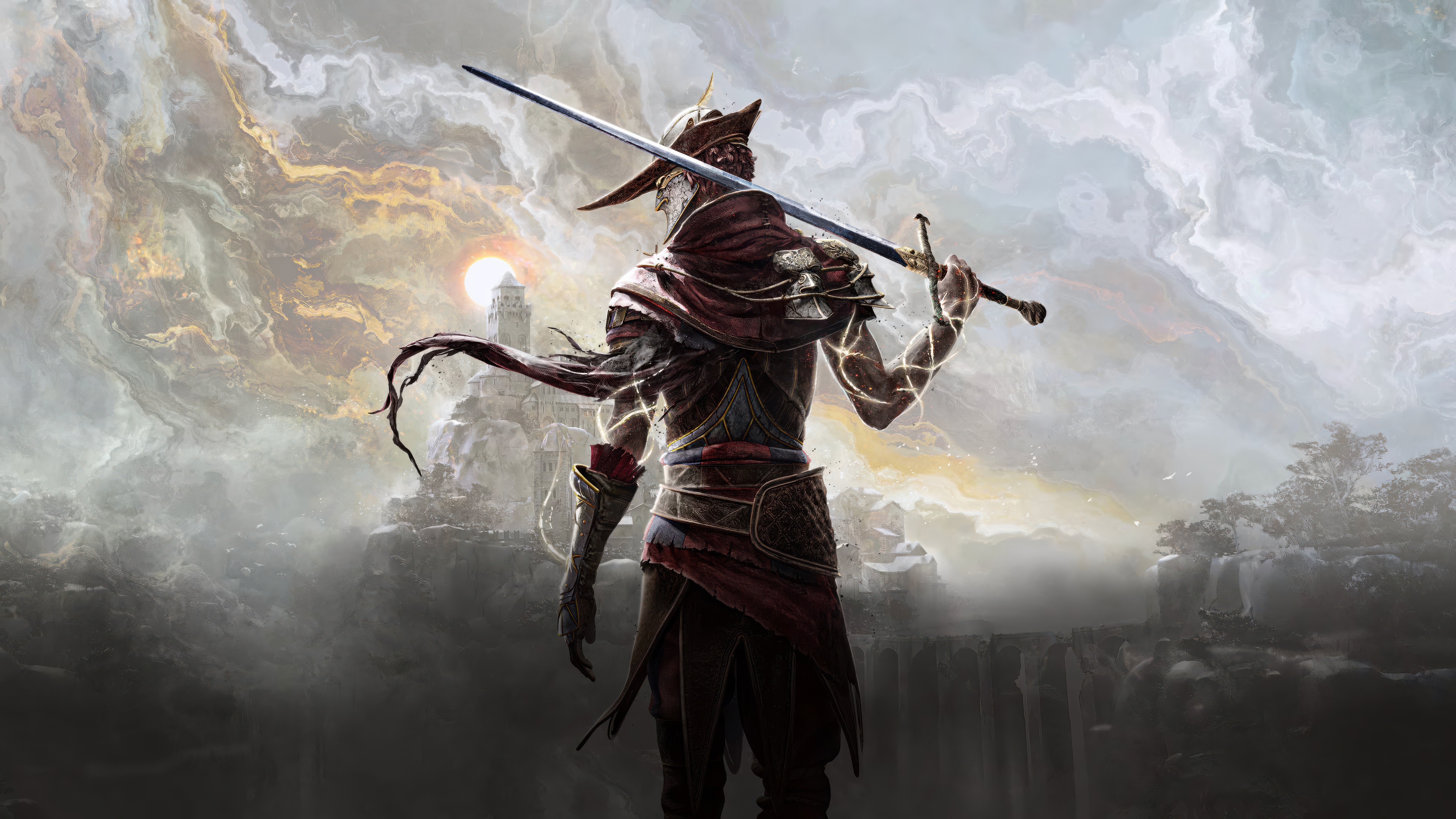 Enotria The Last Song: Warrior with Sword HD Wallpaper