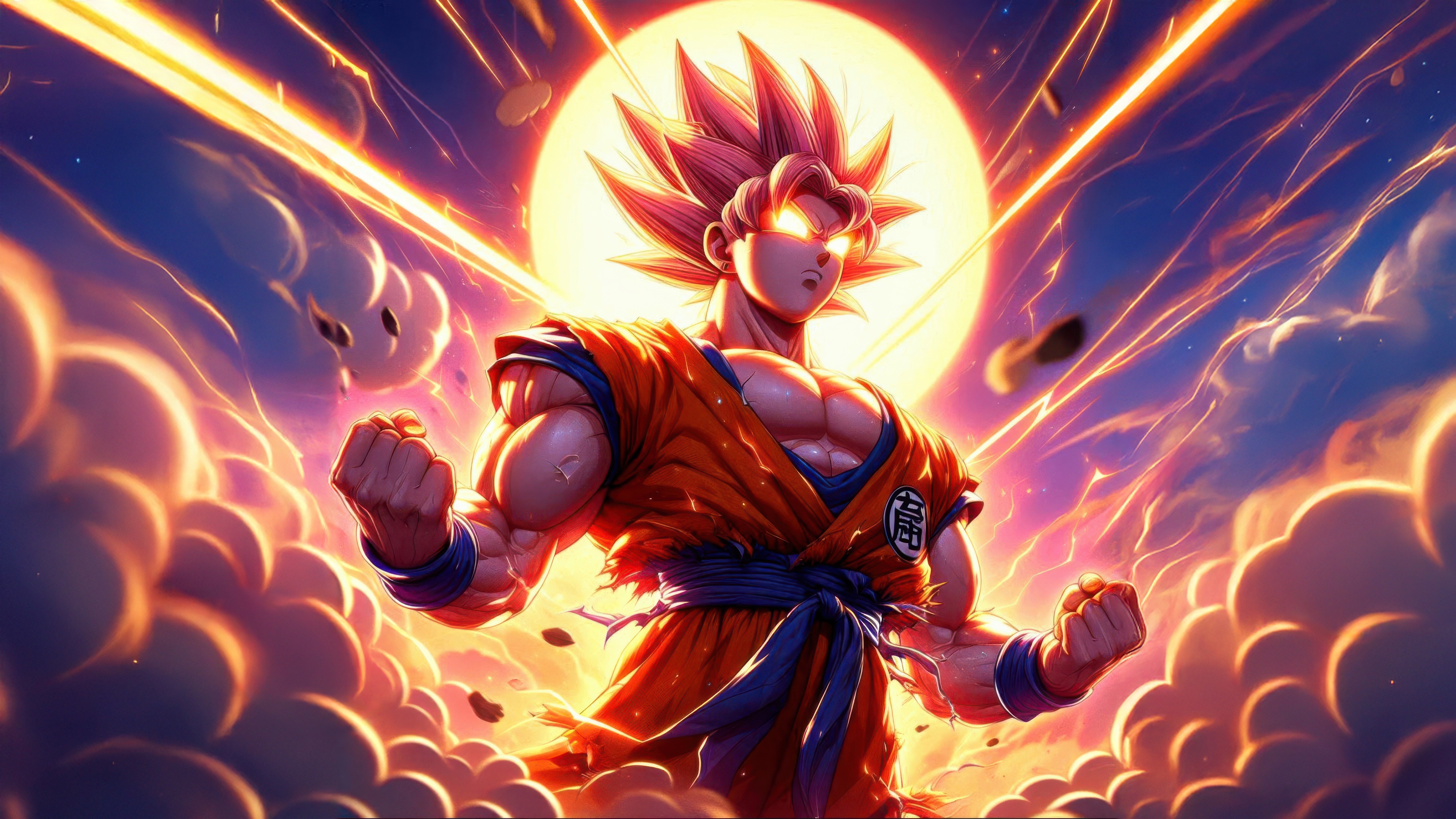 Ultra Instinct Goku Divine Awakening HD Wallpaper