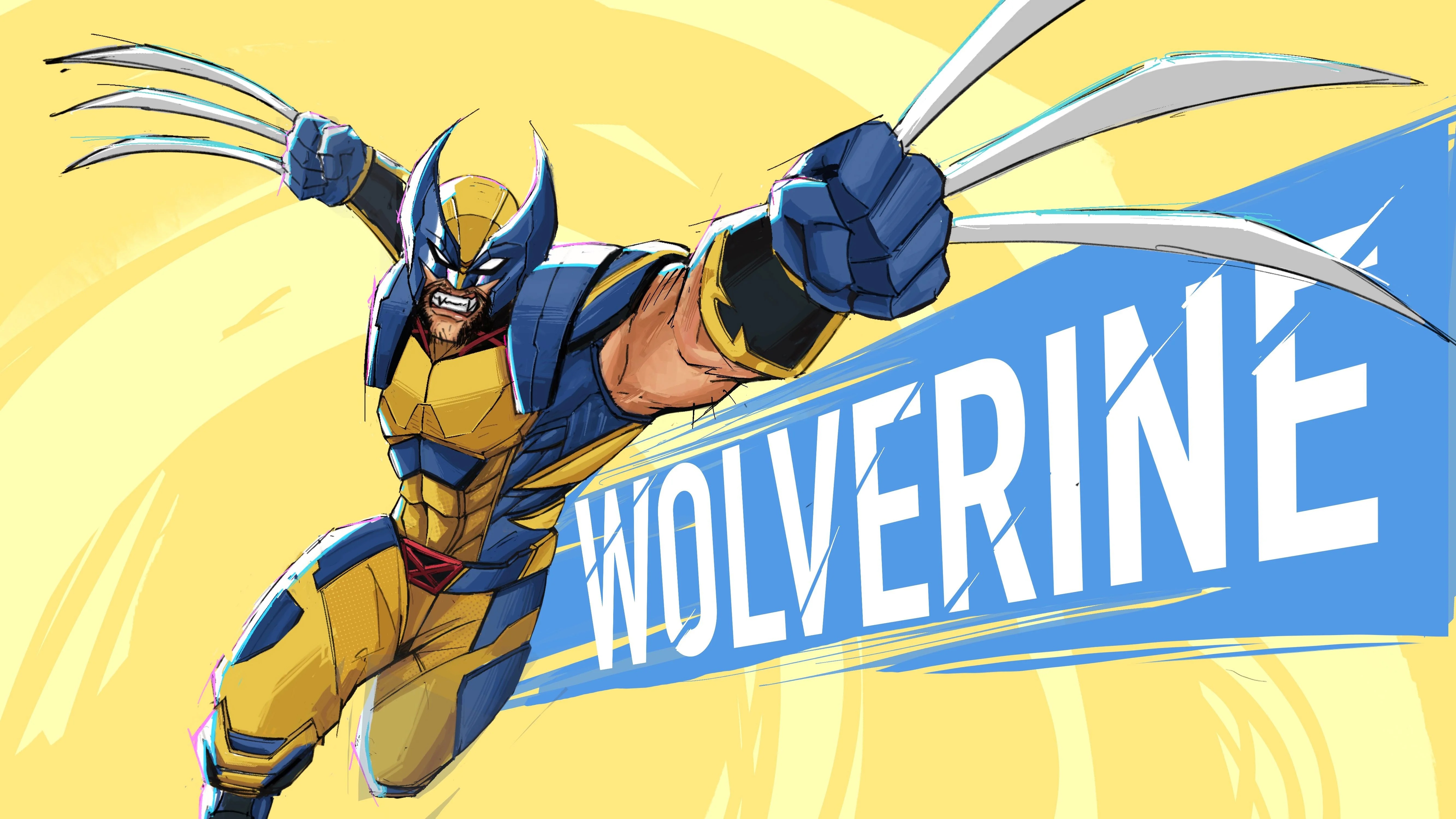 Wolverine from Marvel Rivals in action HD Wallpaper