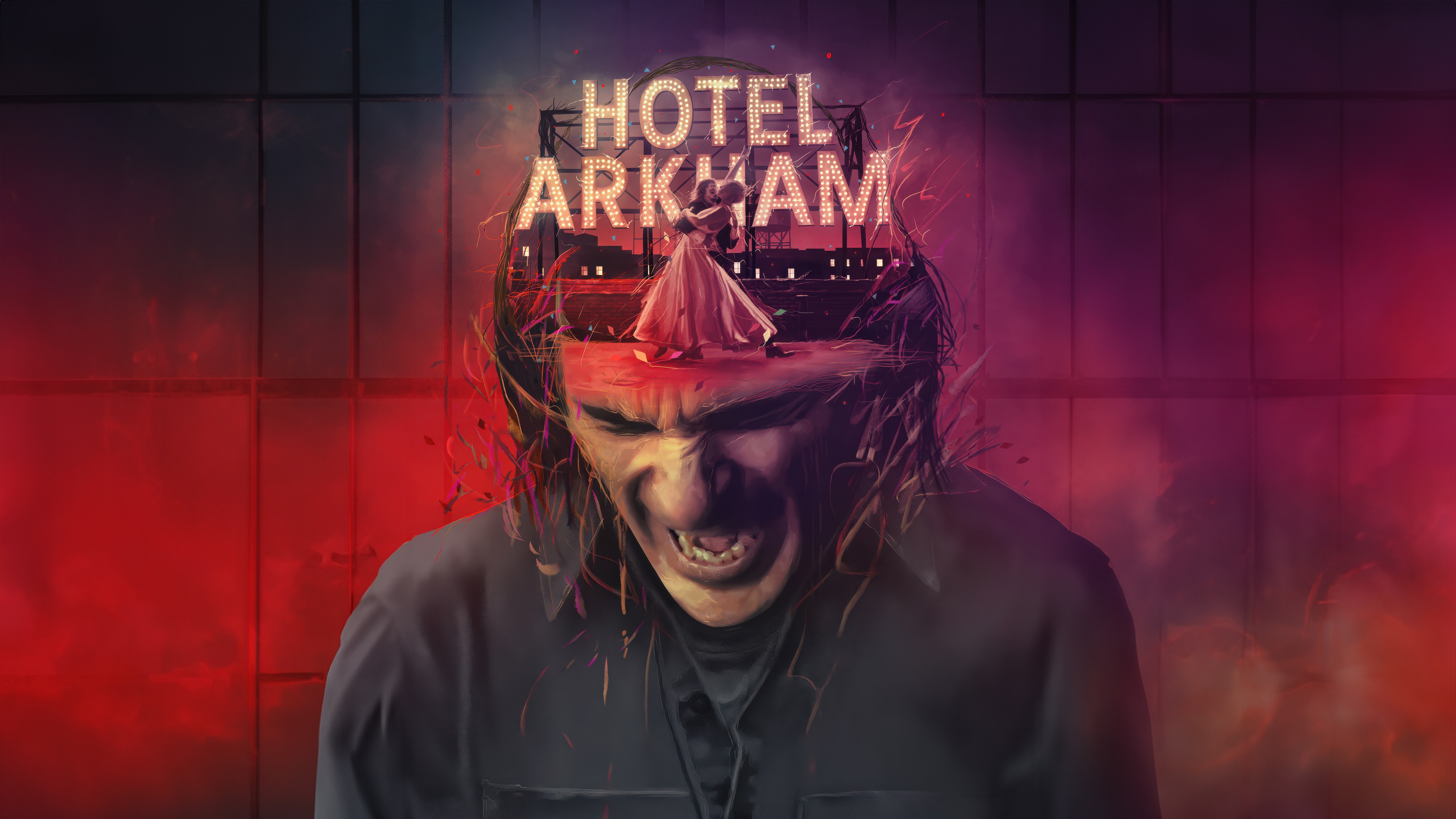 Hotel Arkham Joker Folie A Deux 4DX Poster HD Wallpaper