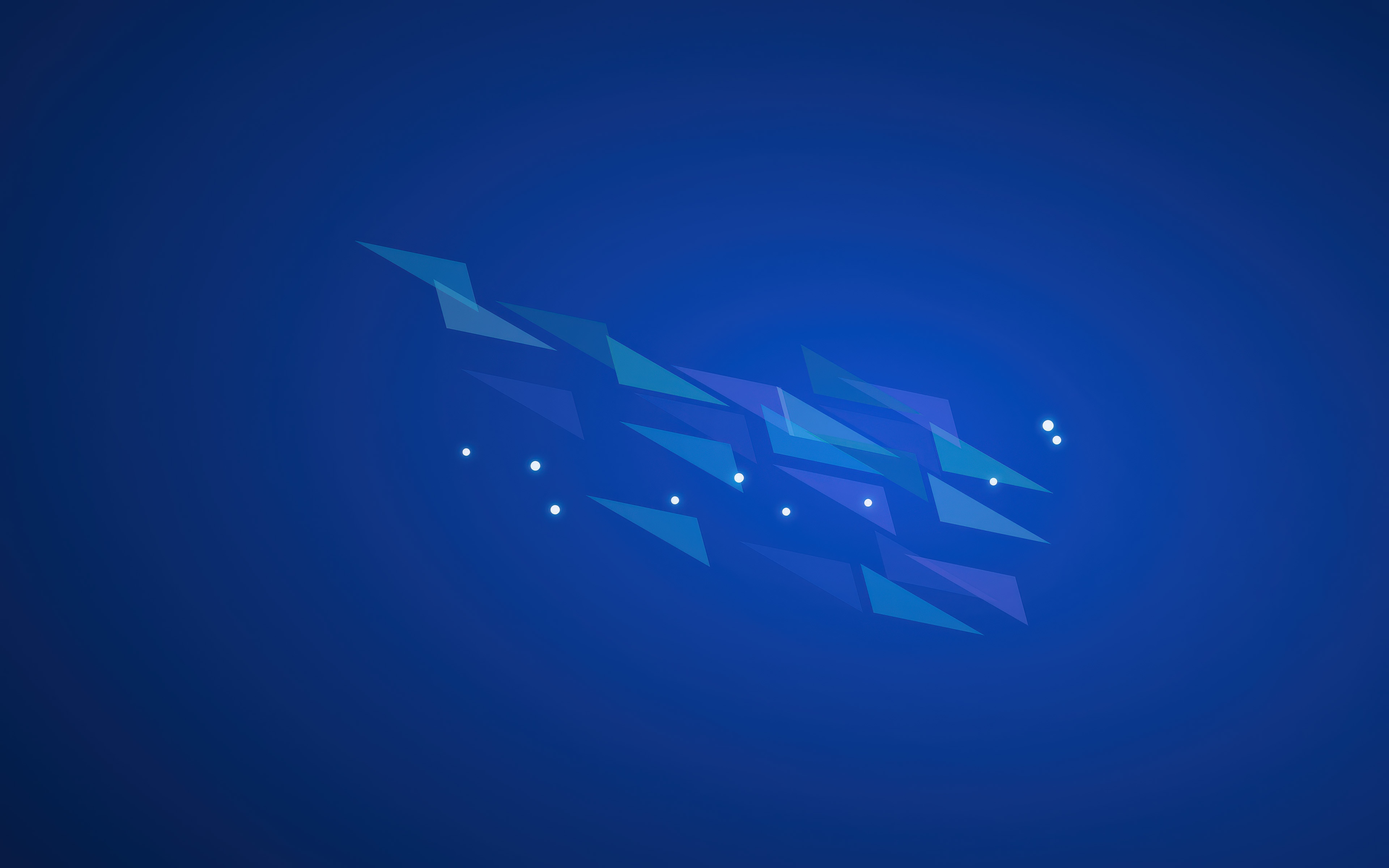 Abstract geometric shapes with glowing lights HD Wallpaper