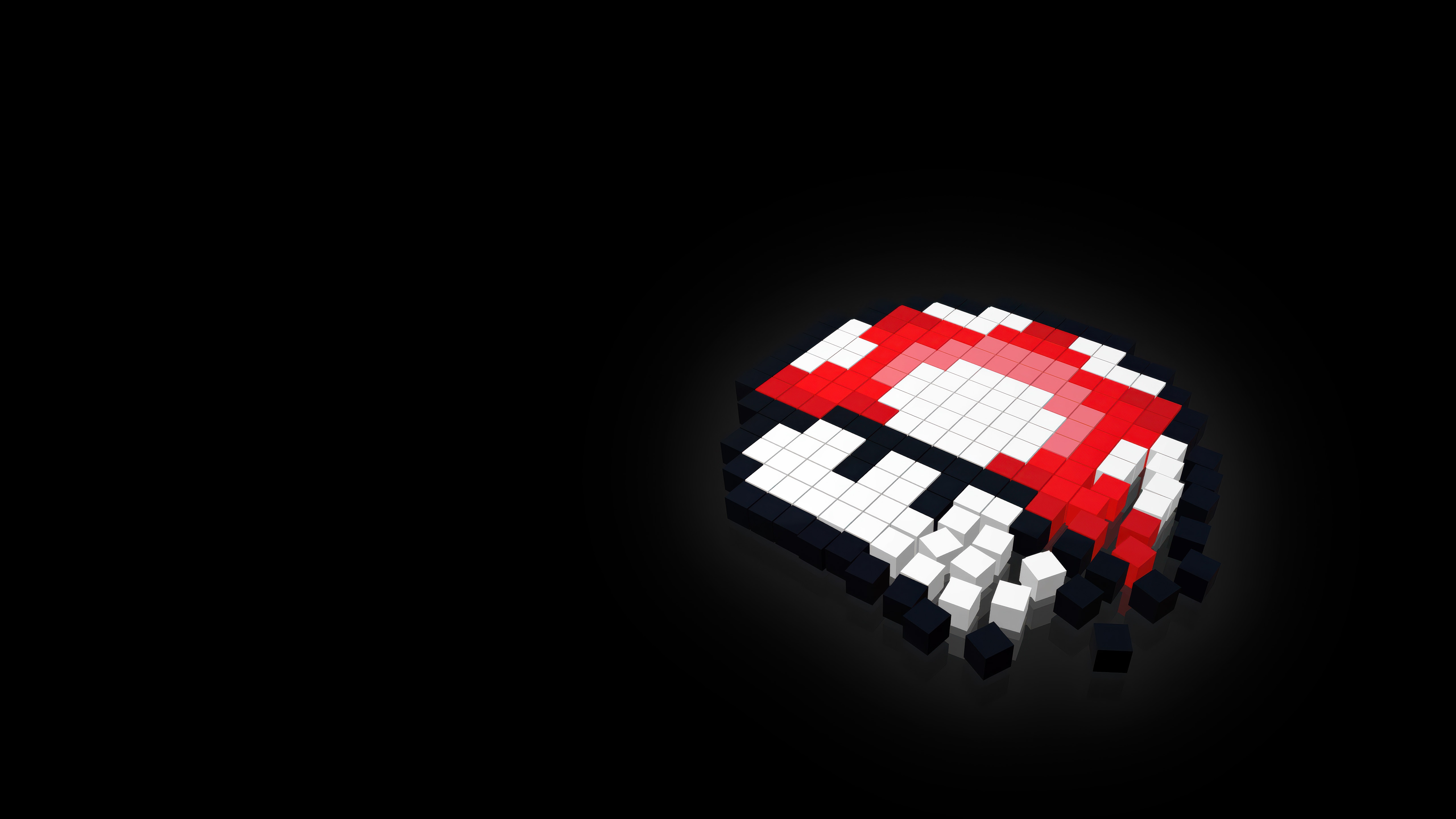 Pixelated Mushroom from Minecraft HD Wallpaper