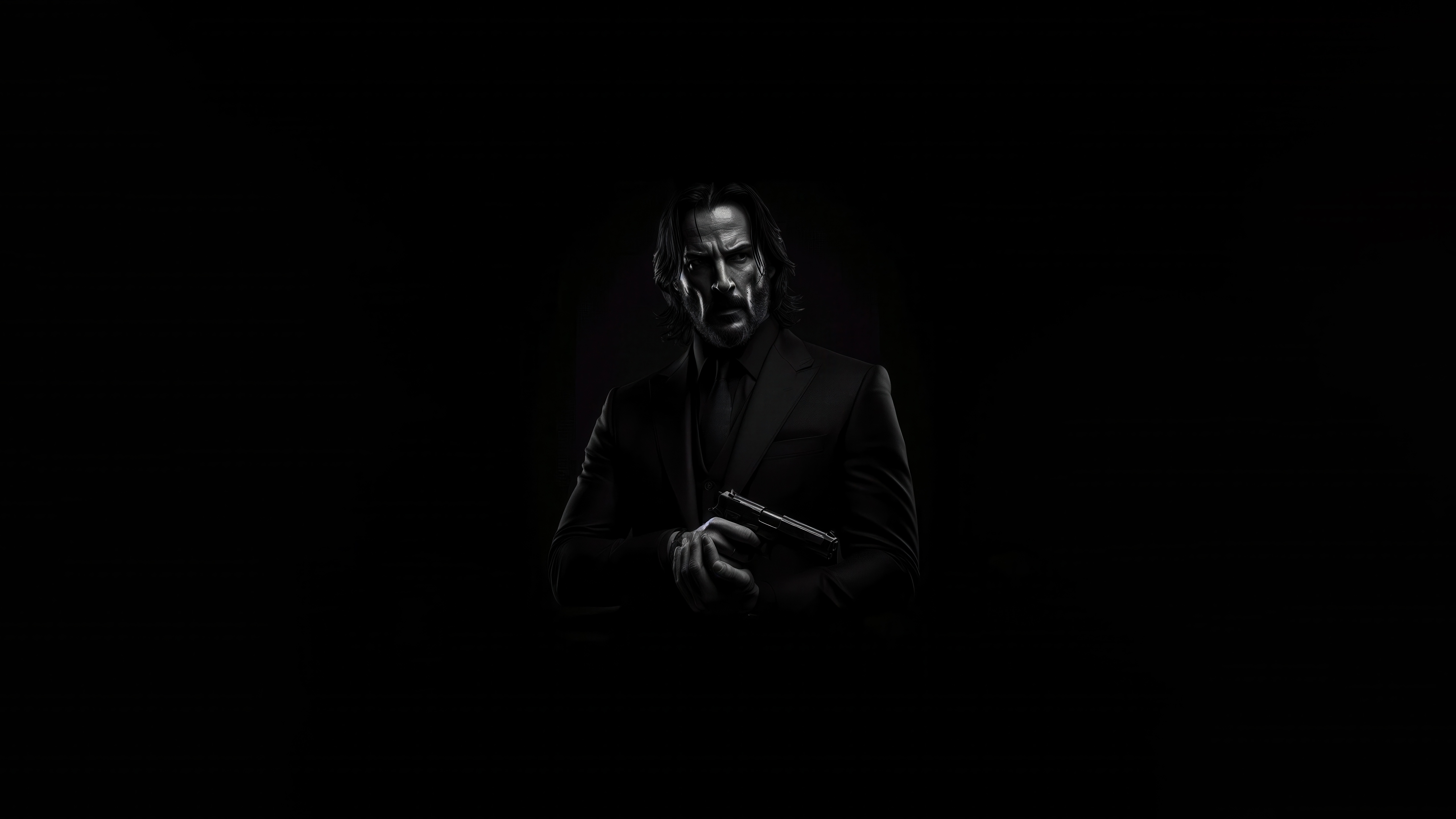 John Wick Armed And Ready HD Wallpaper