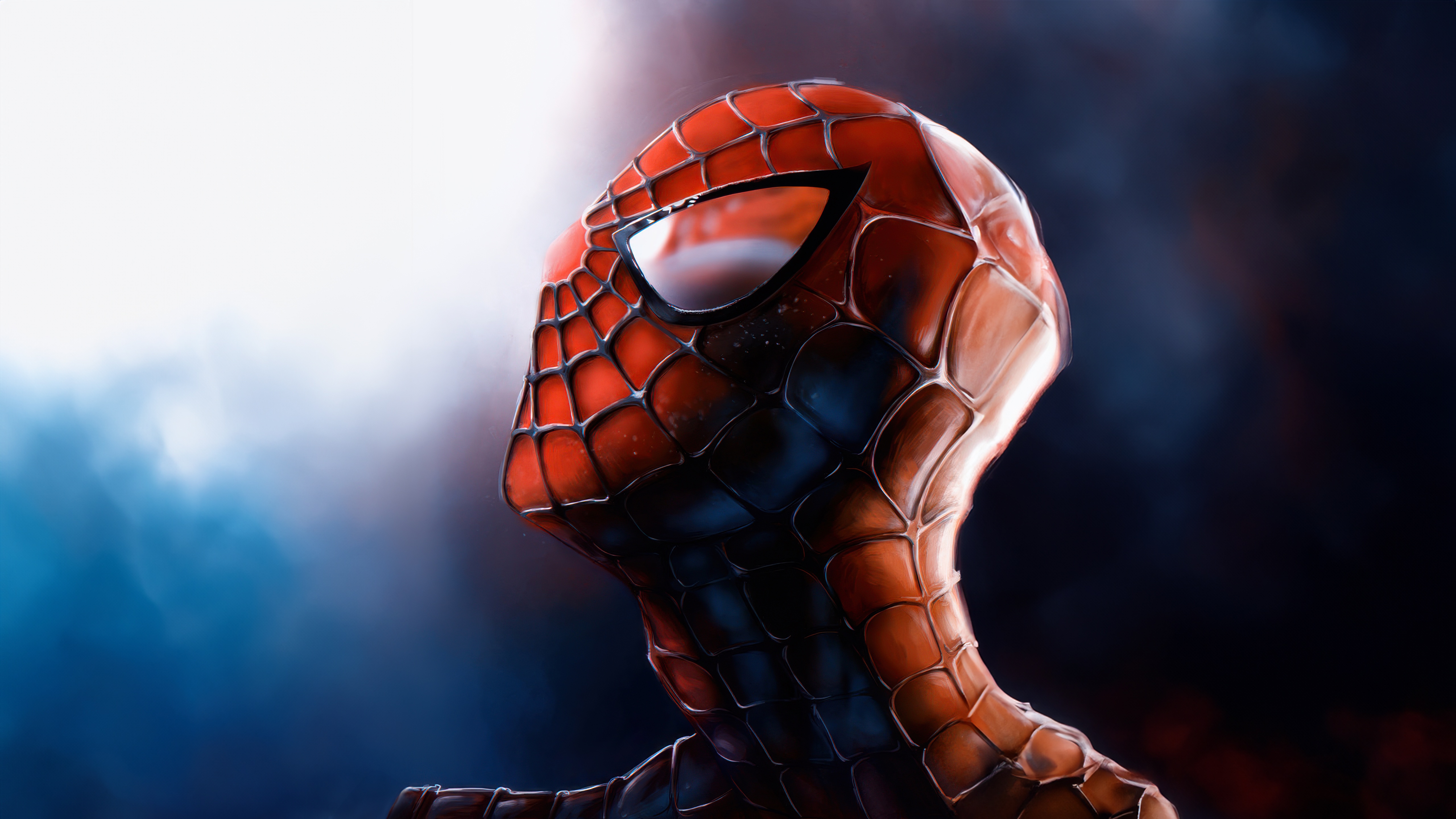 Twisted Spiderman Close-up Portrait HD Wallpaper