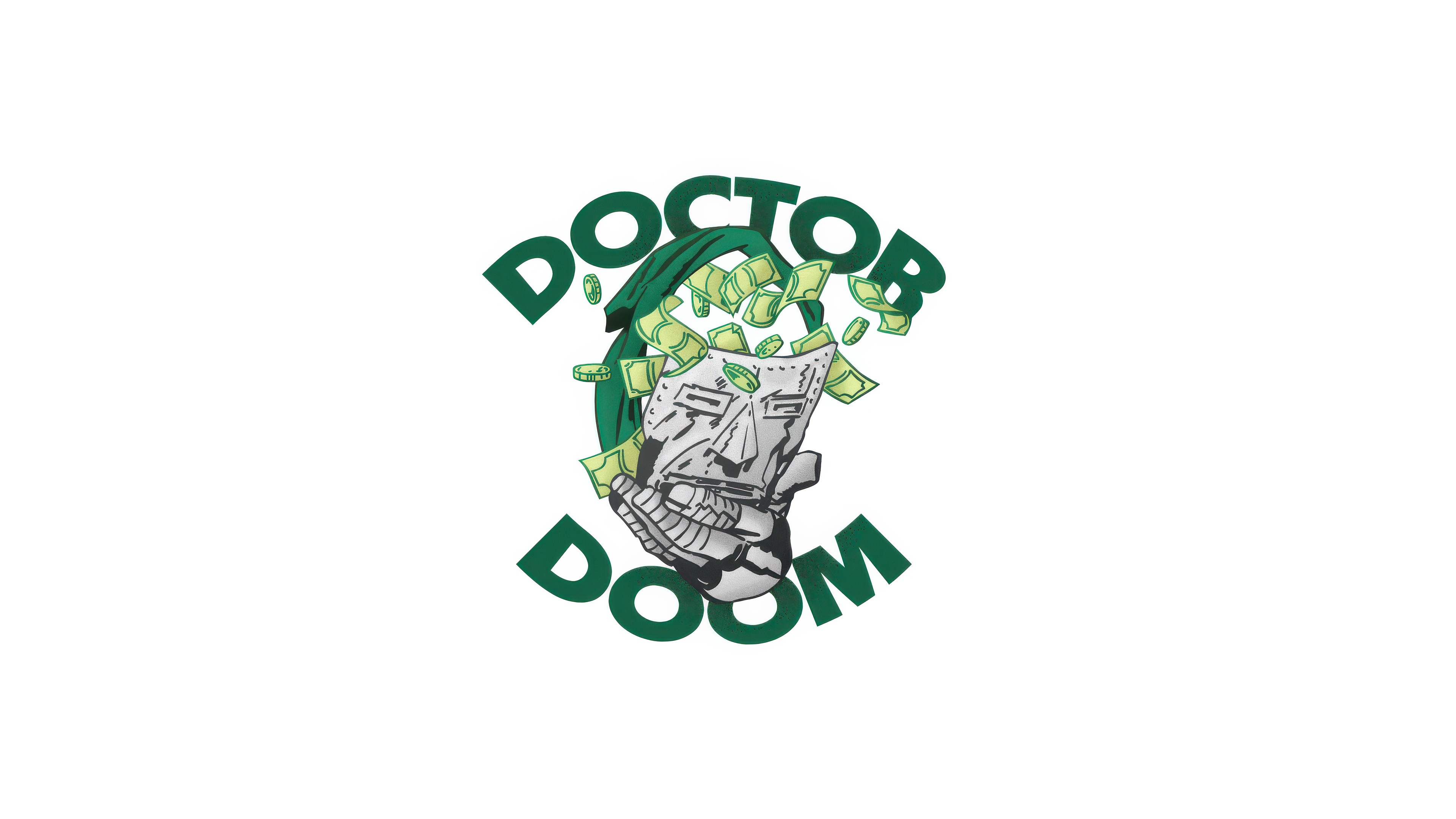 Doctor Doom with money HD Wallpaper