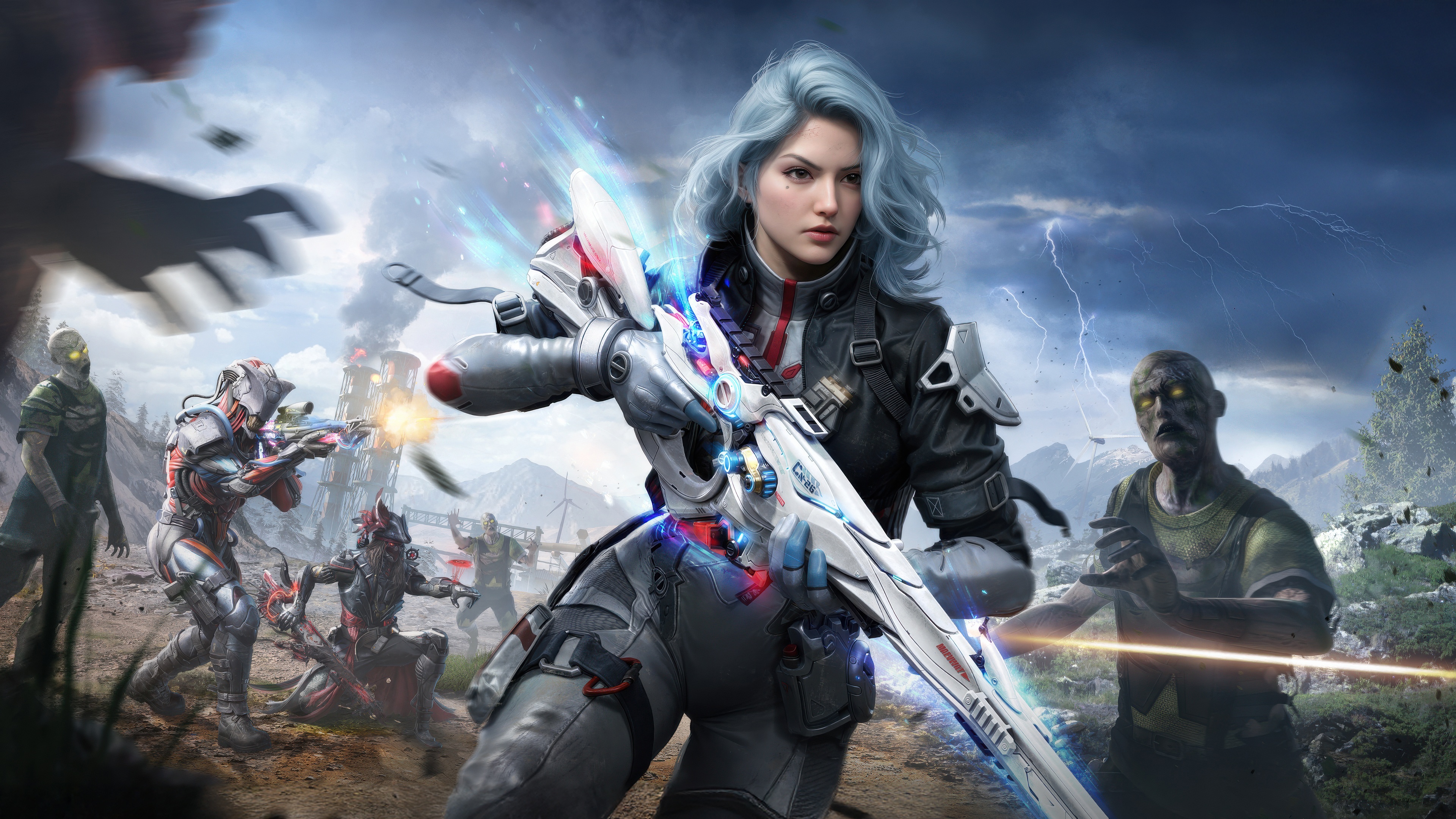 Call of Duty Season 9 Orbital Raiders Key Art HD Wallpaper