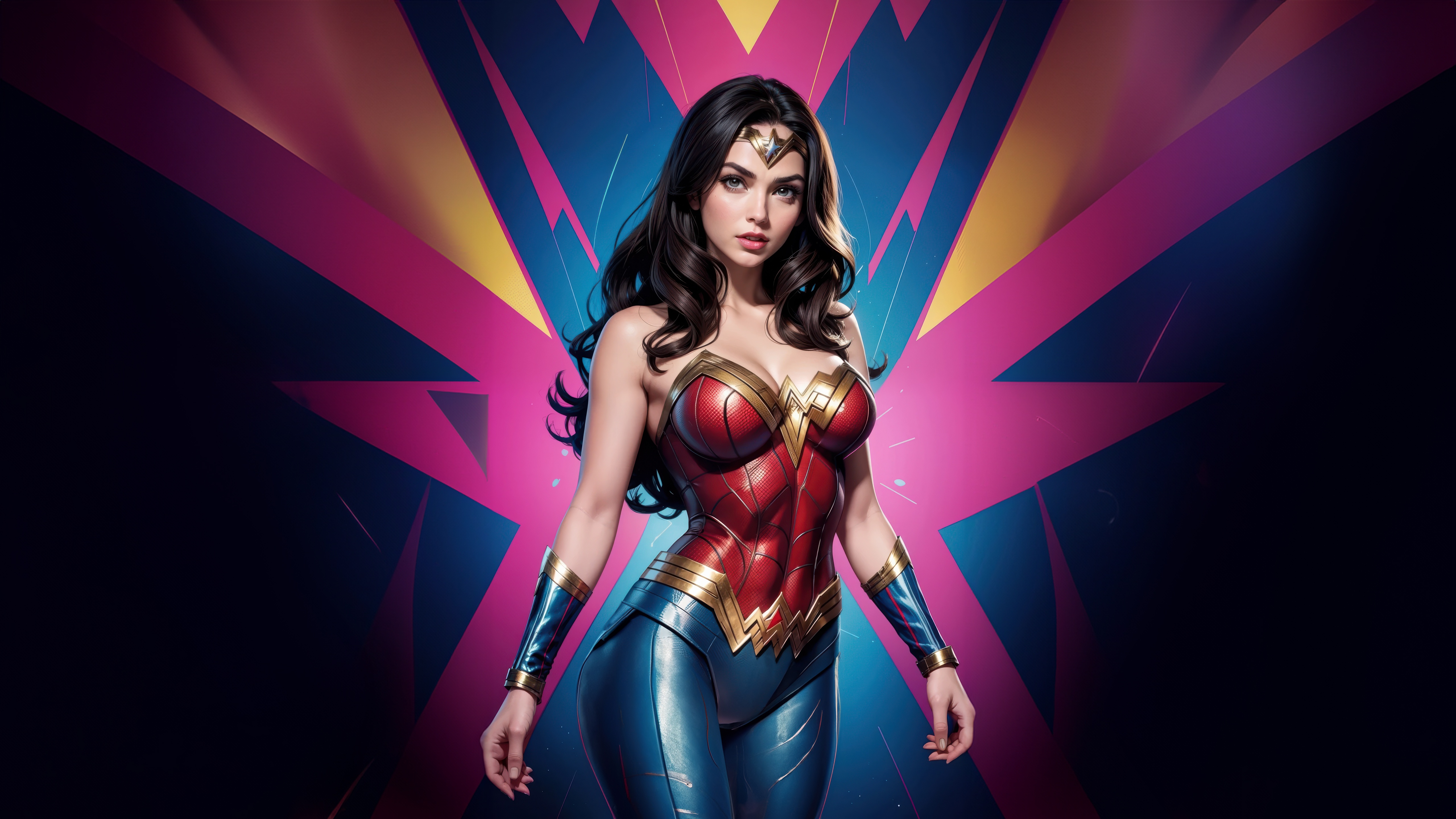 Wonder Woman Champion Of Peace And Power HD Wallpaper