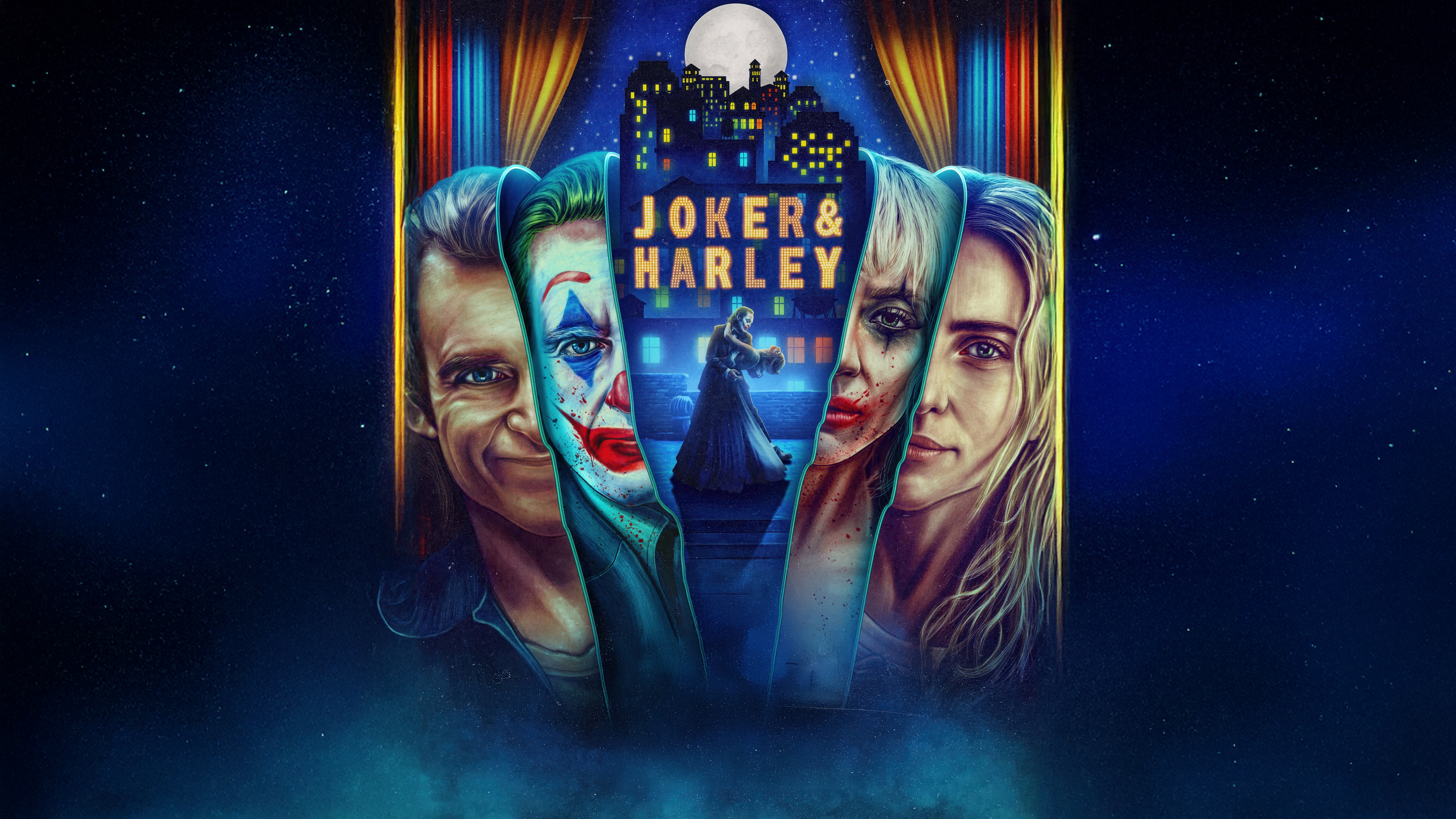Joker & Harley Folie à Deux Fan Made Poster HD Wallpaper