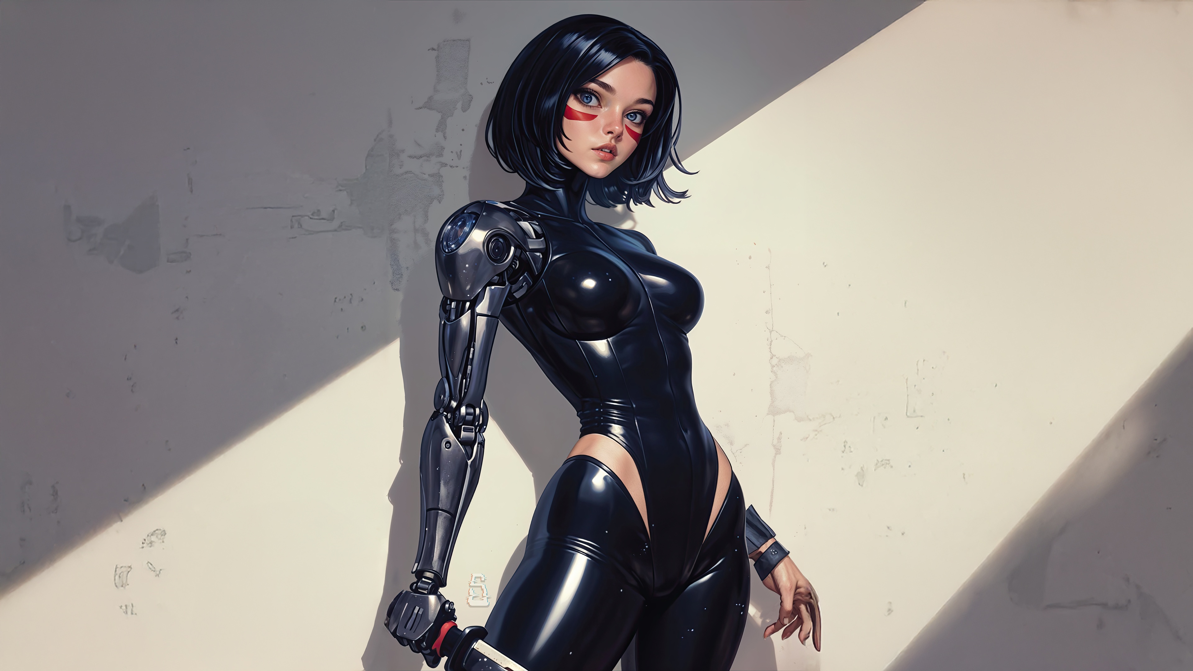 Alita Reborn The Cyborg Warrior HD Wallpaper