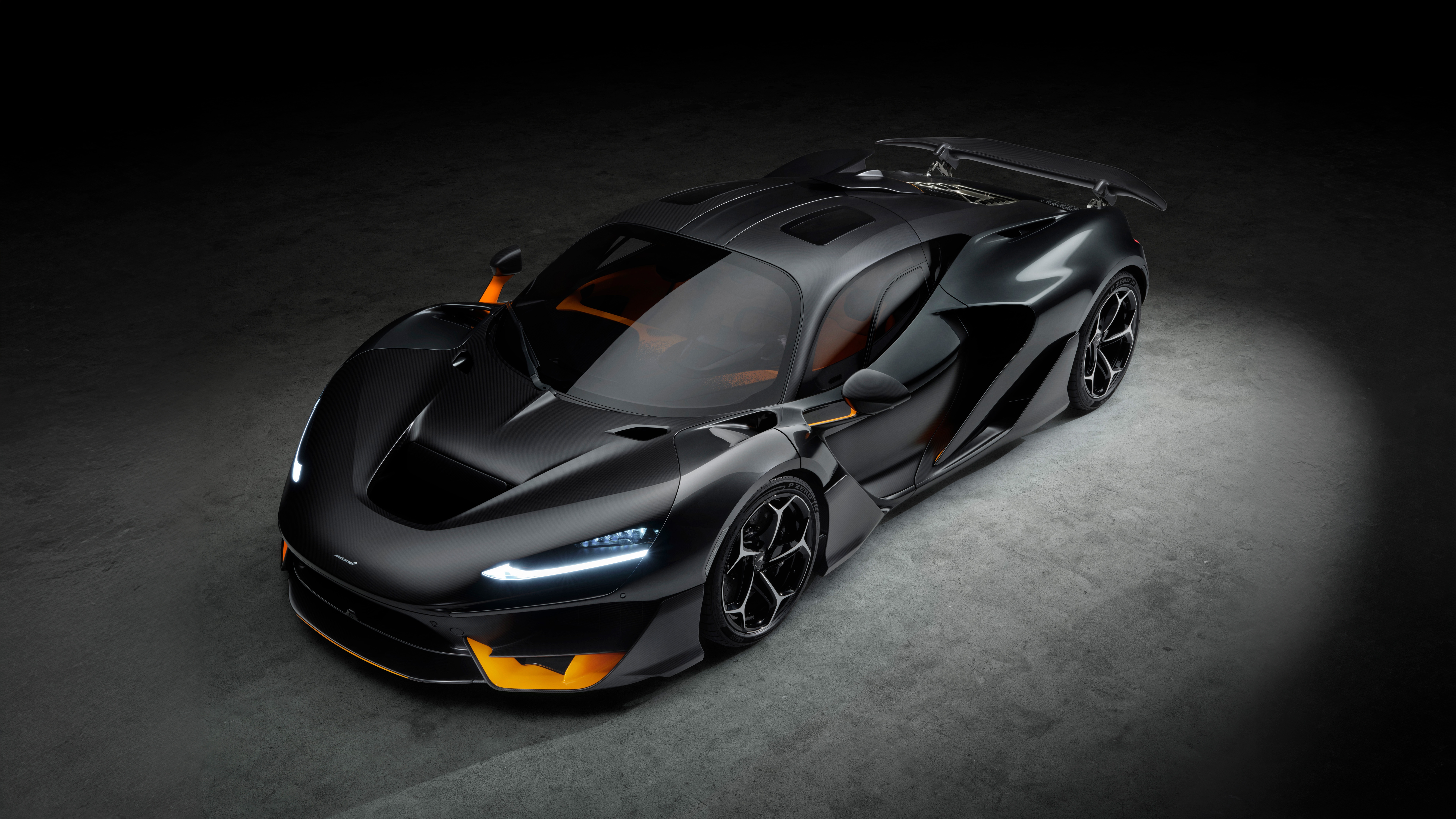 Black McLaren W1 P18 Supercar HD Wallpaper