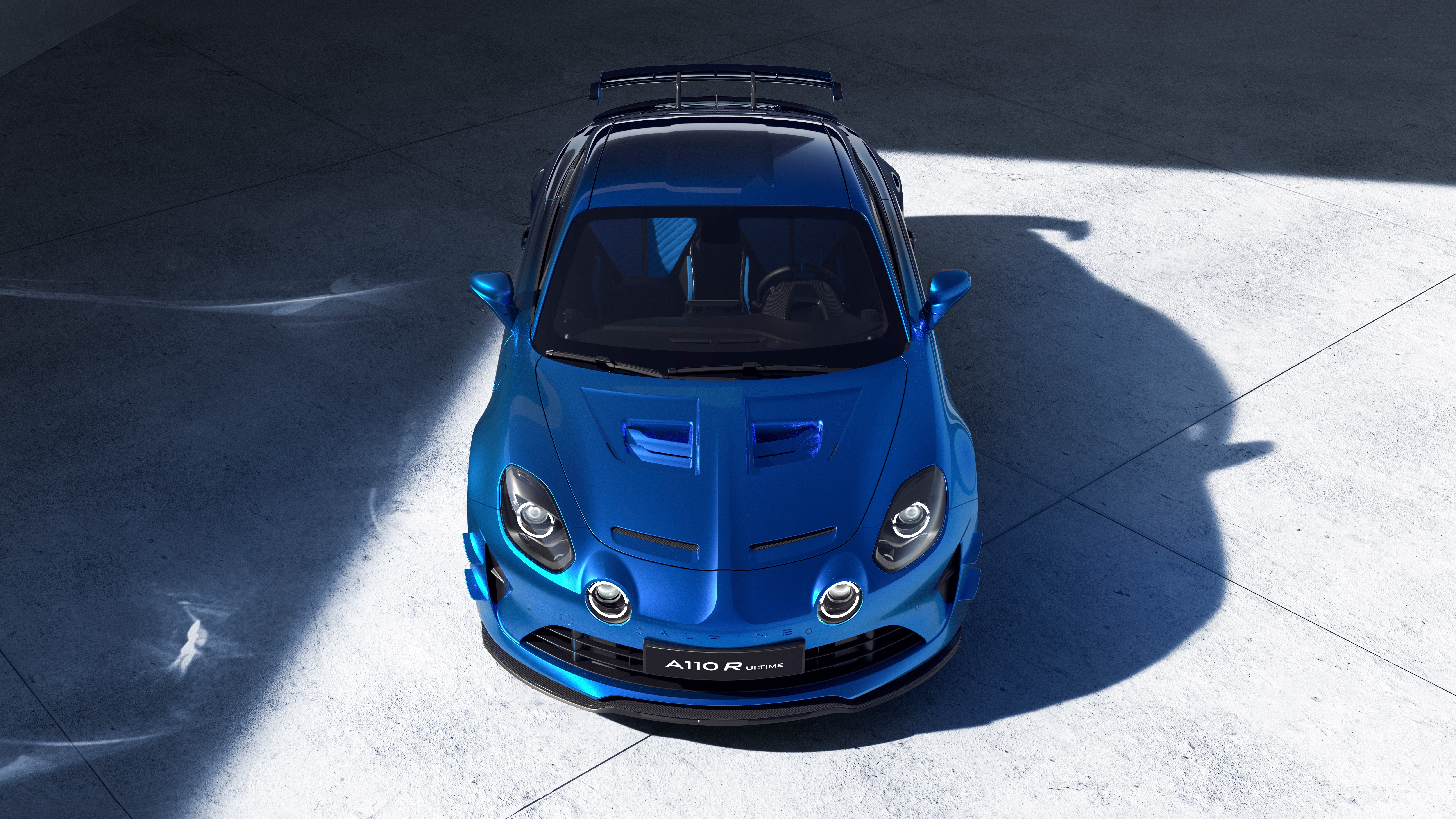 Blue Alpine A110 R Ultime sports car HD Wallpaper