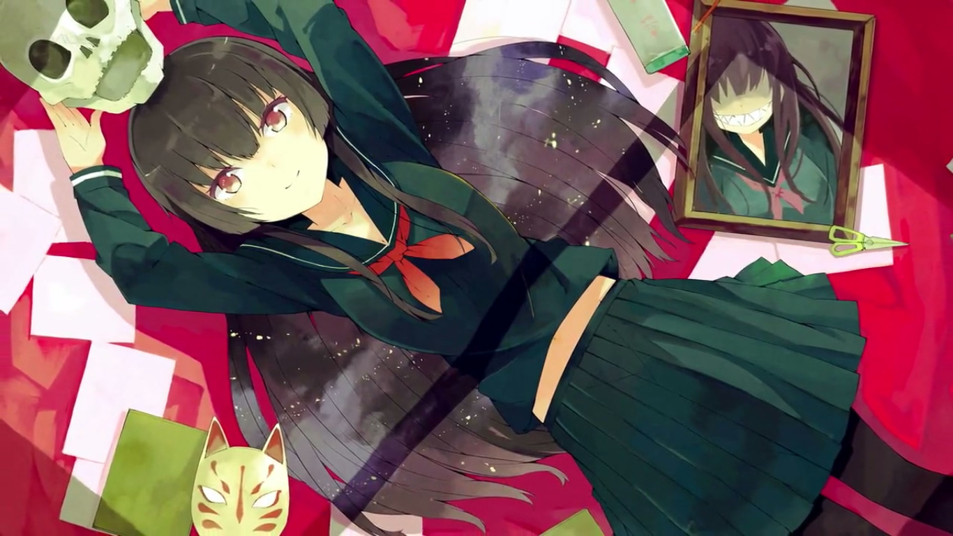 Kanoe Yuuko from Tasogare Otome x Amnesia HD Wallpaper