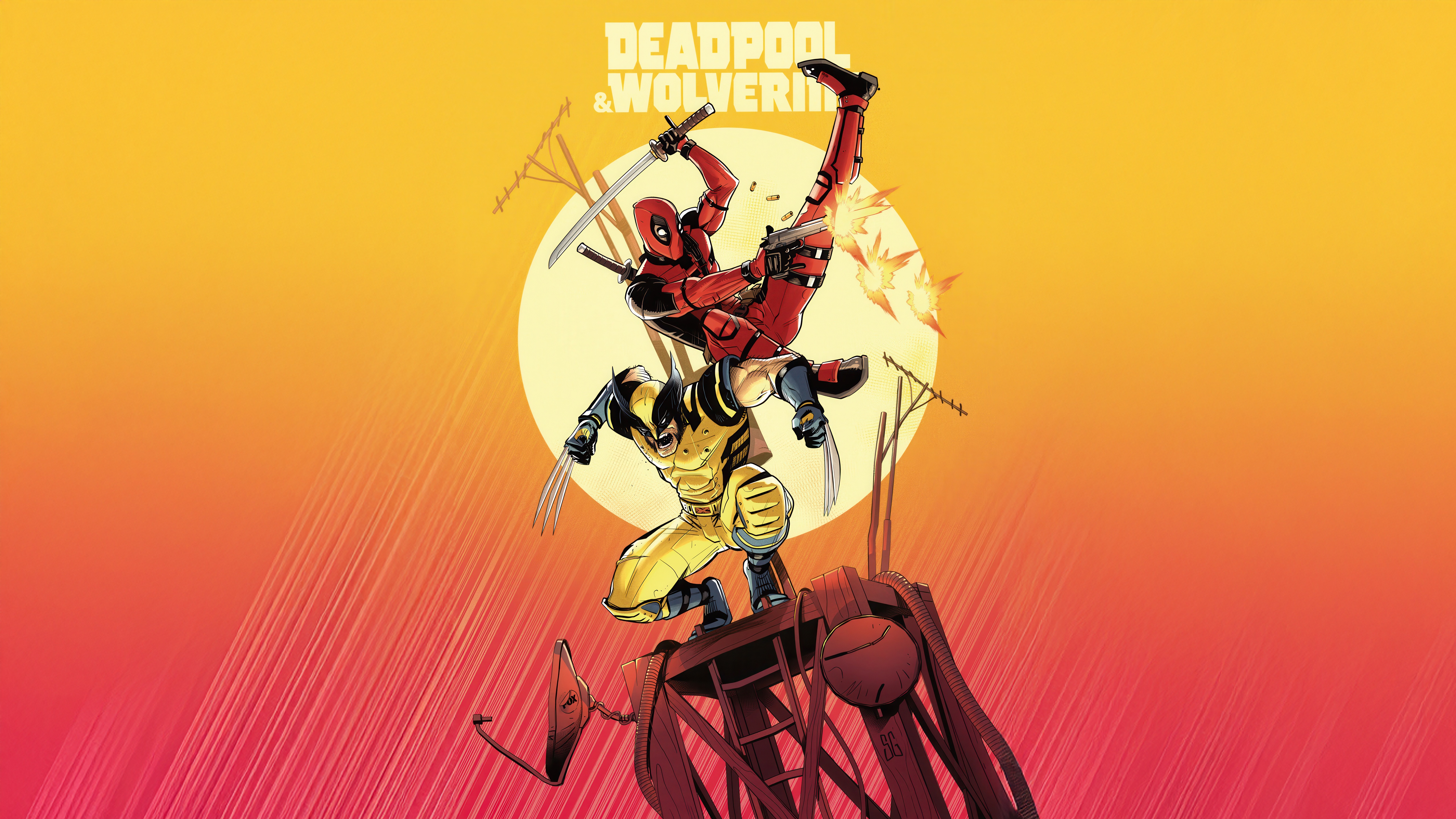 Deadpool & Wolverine HD Wallpaper