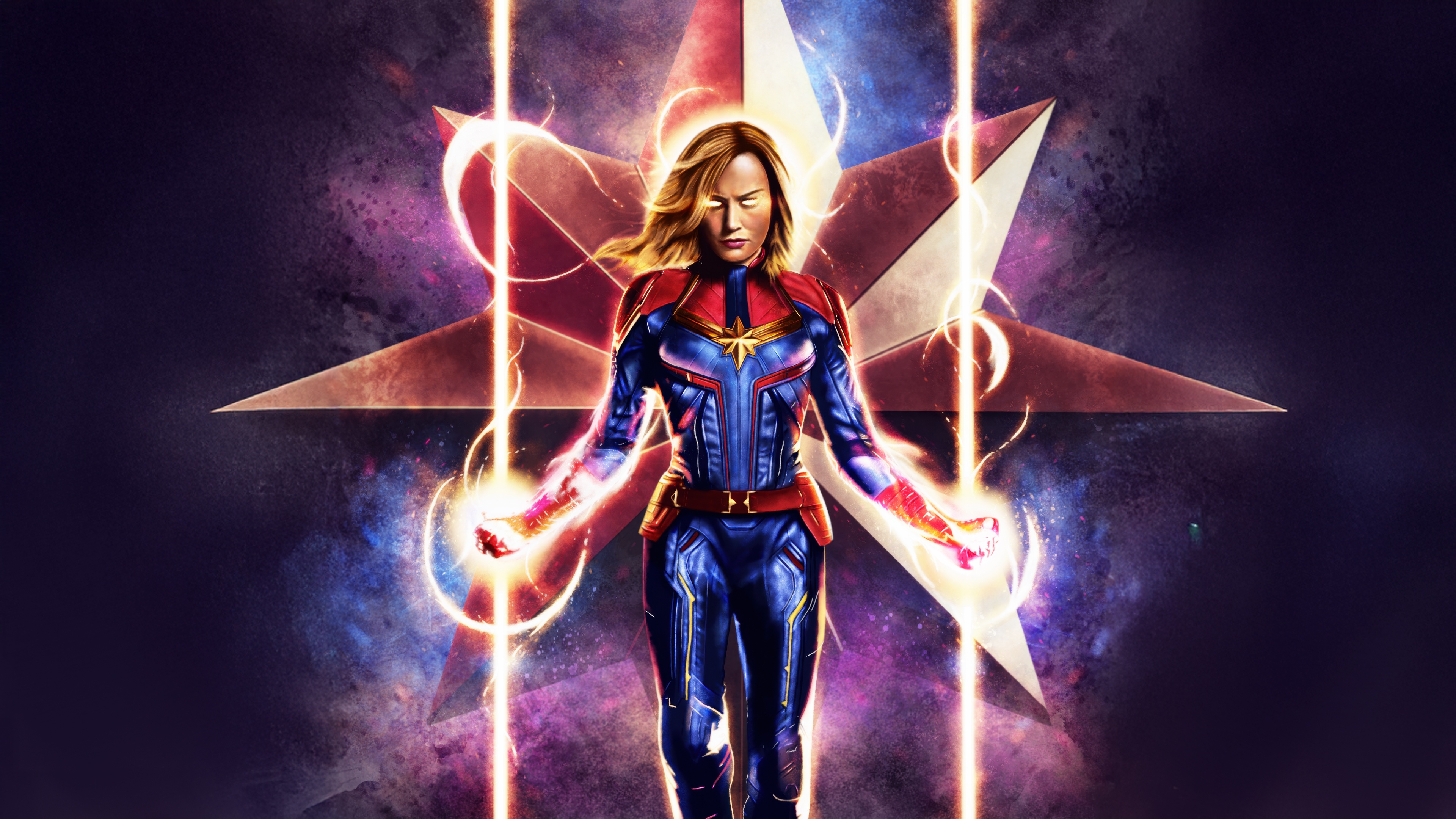 Captain Marvel Unstoppable Rise HD Wallpaper