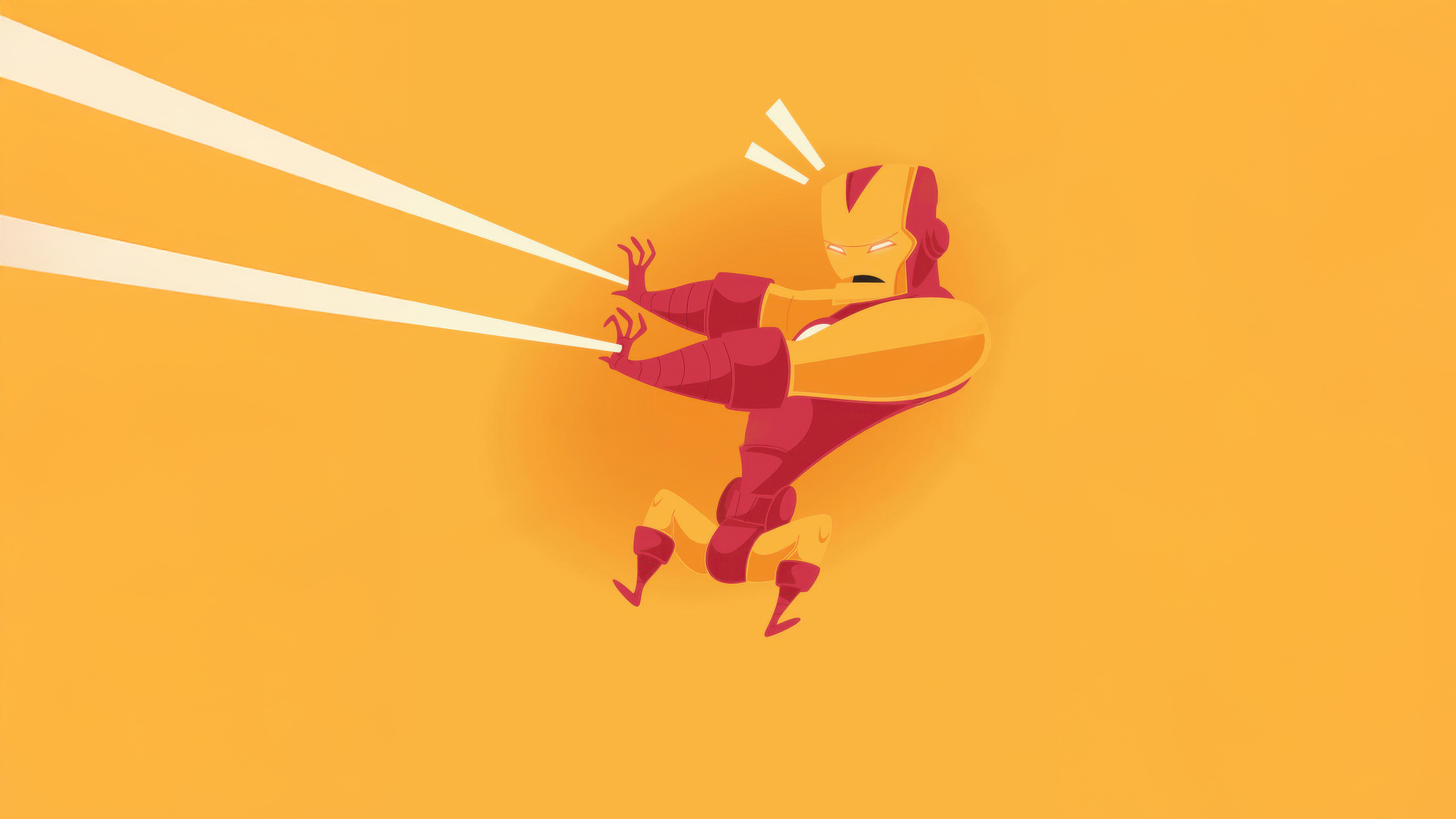 Iron Man Firing Repulsor Rays HD Wallpaper
