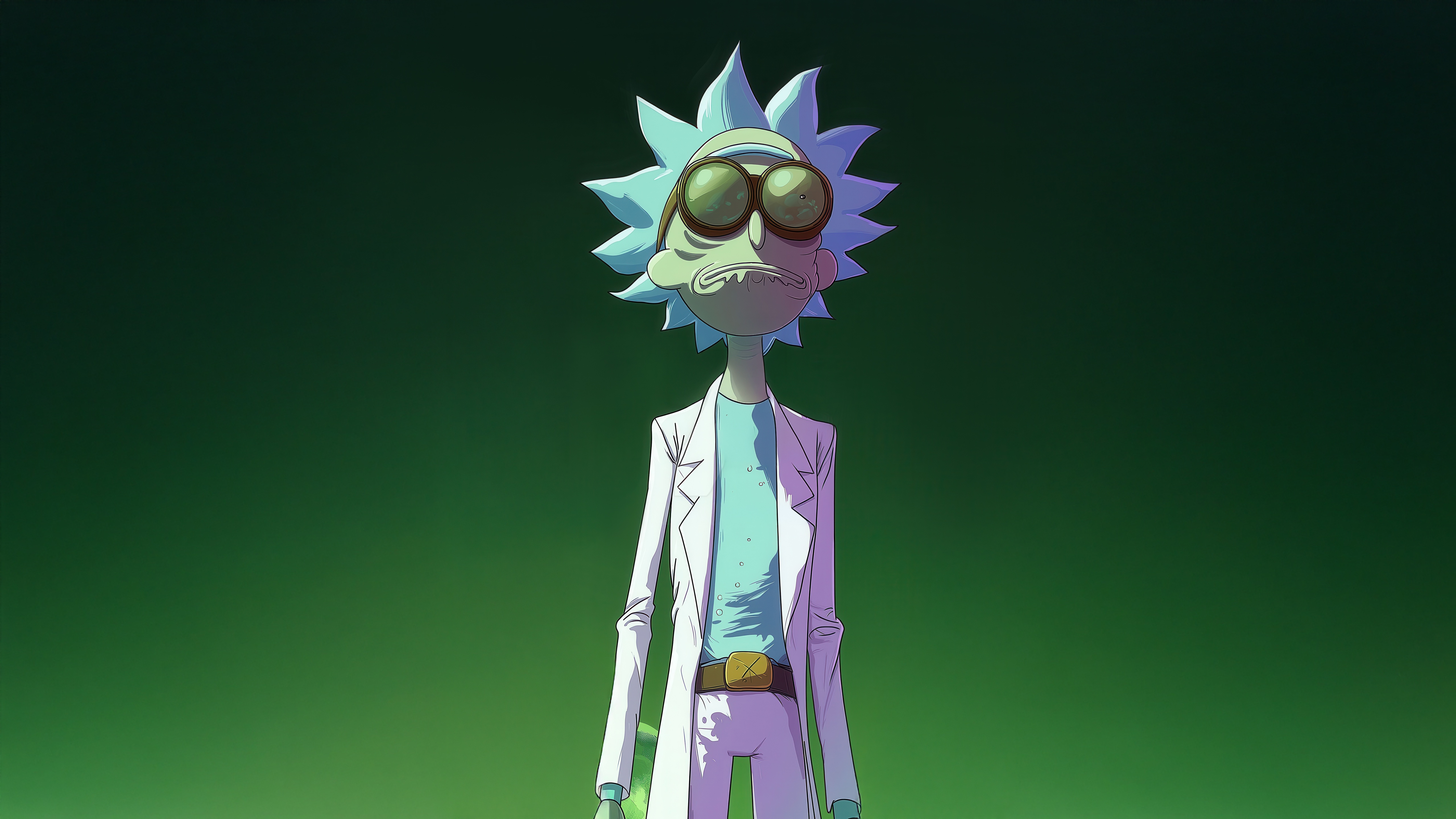 Rick Sanchez Mastermind Of Mayhem HD Wallpaper