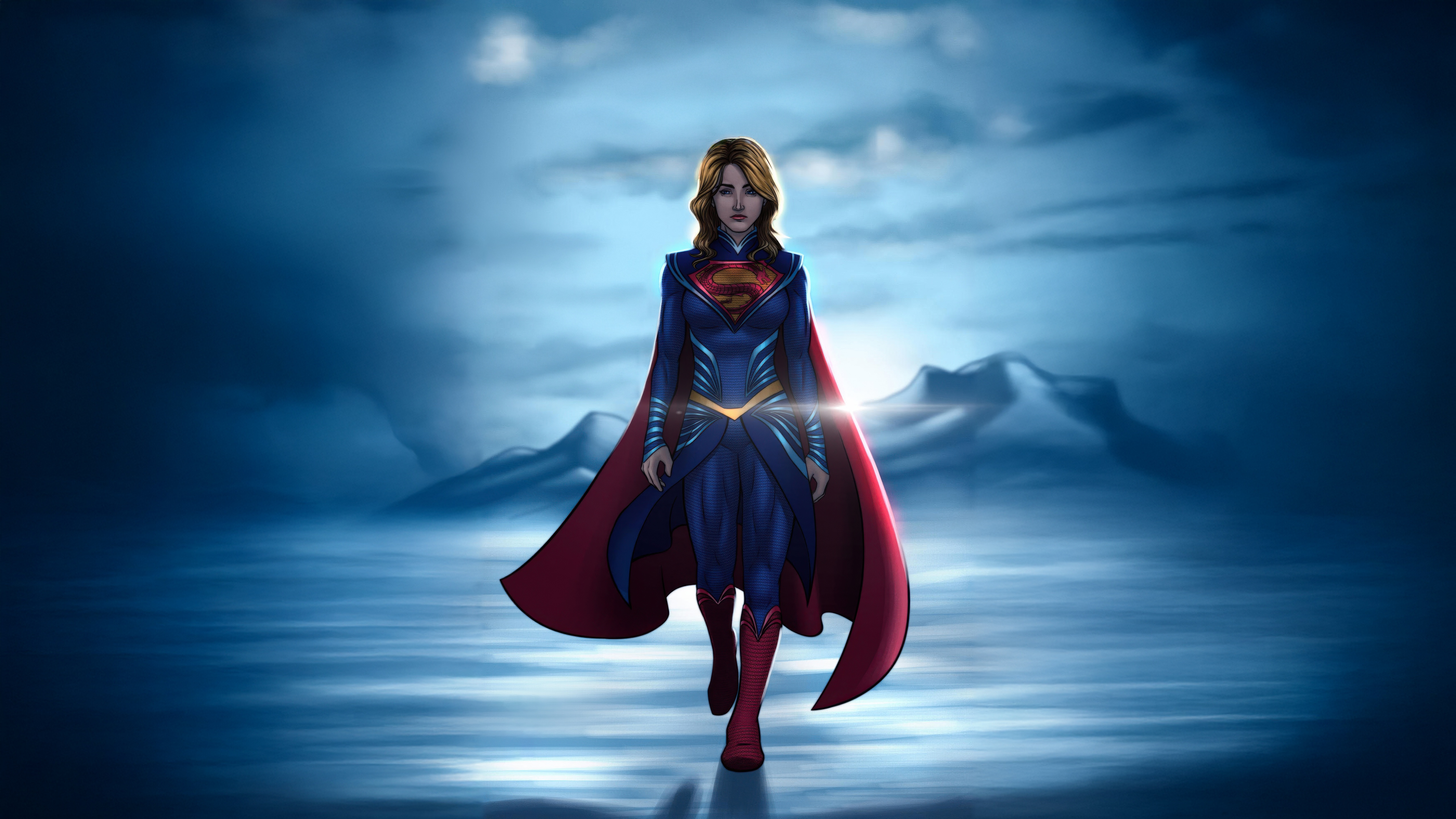 Autumn Frost Supergirl HD Wallpaper