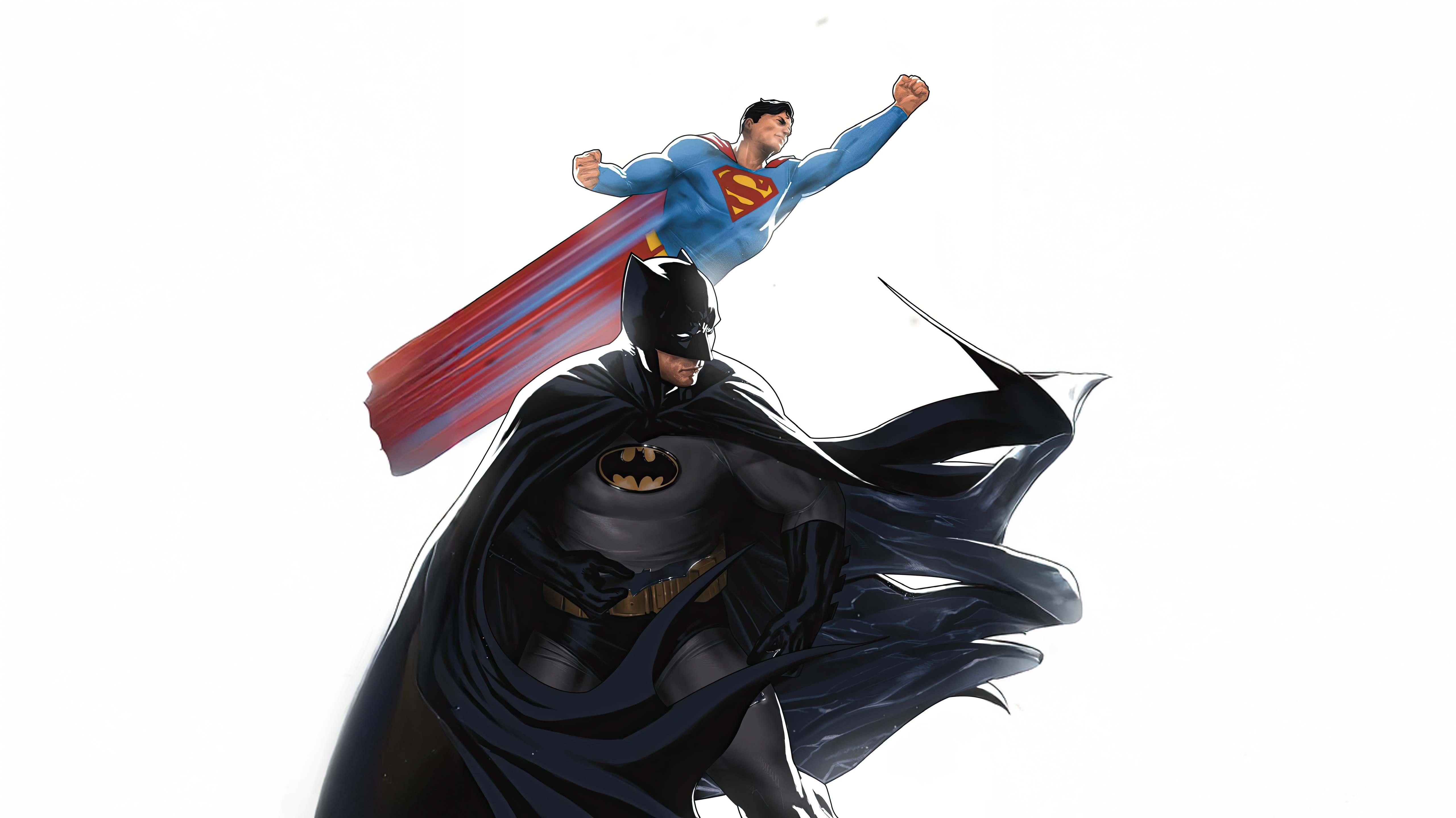 Superman and Batman HD Wallpaper