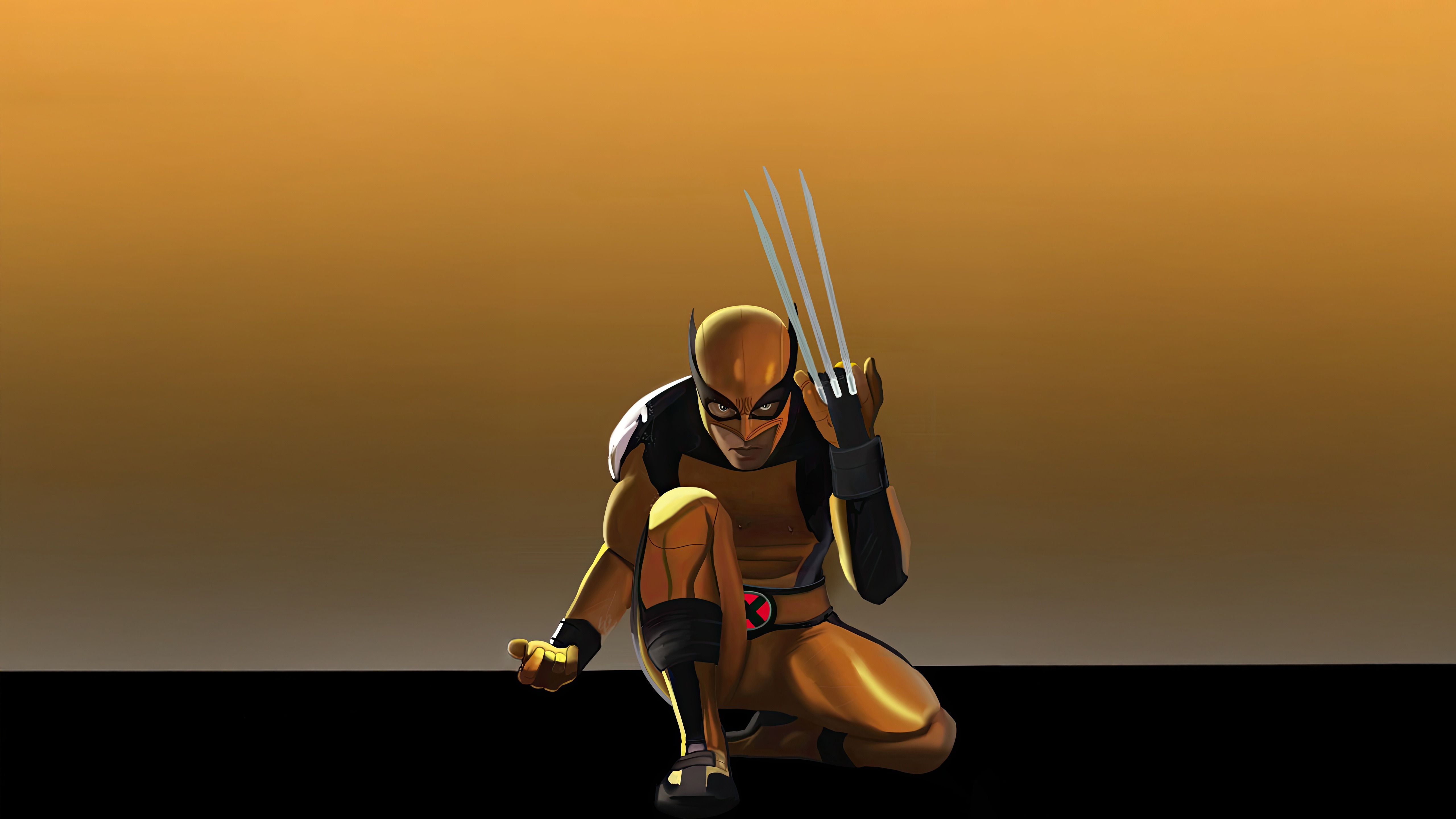 Wolverine Crouching with Claws Extended HD Wallpaper