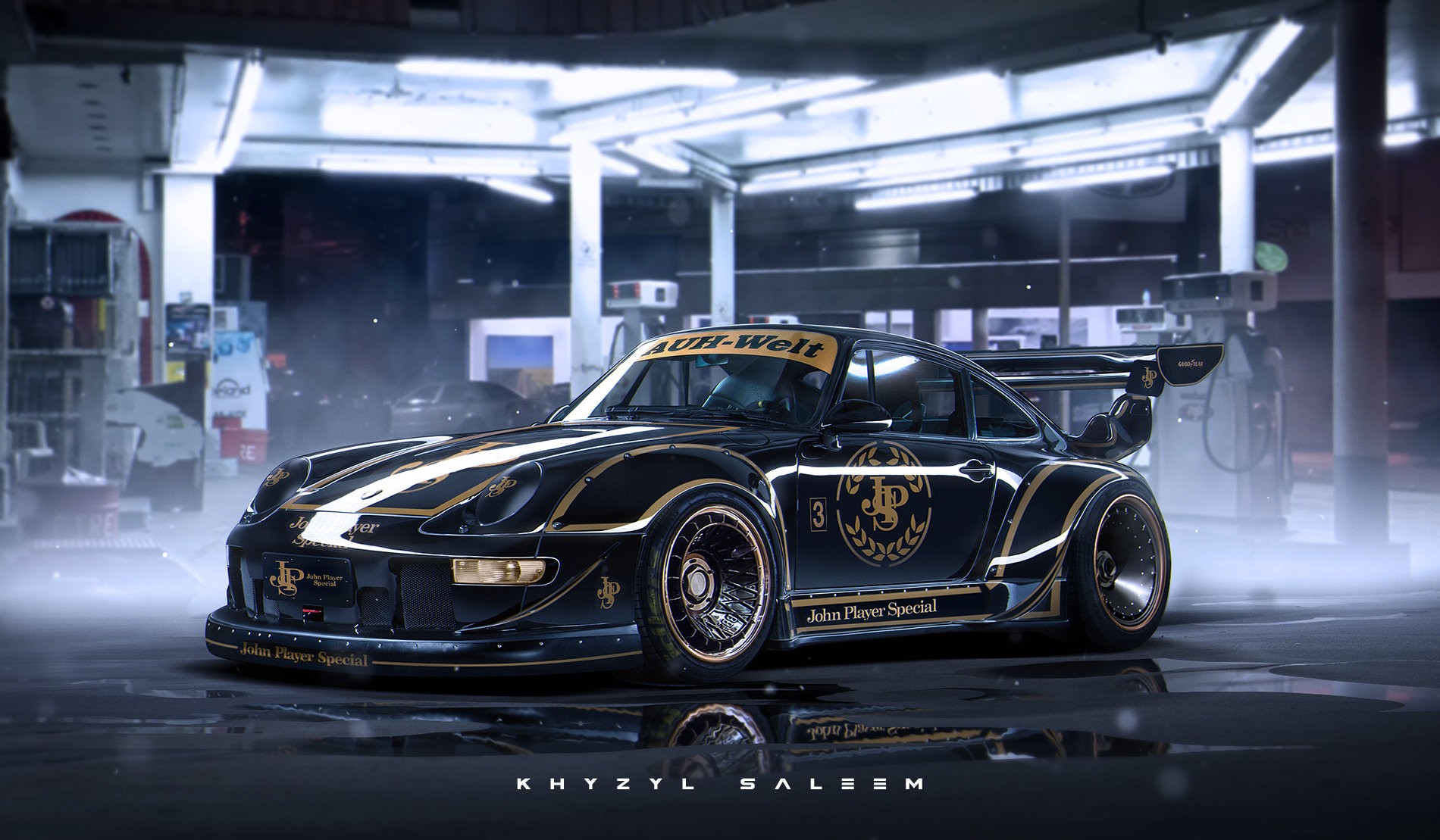Porsche 911 "John Player Special" by Khyzyl Saleem HD Wallpaper