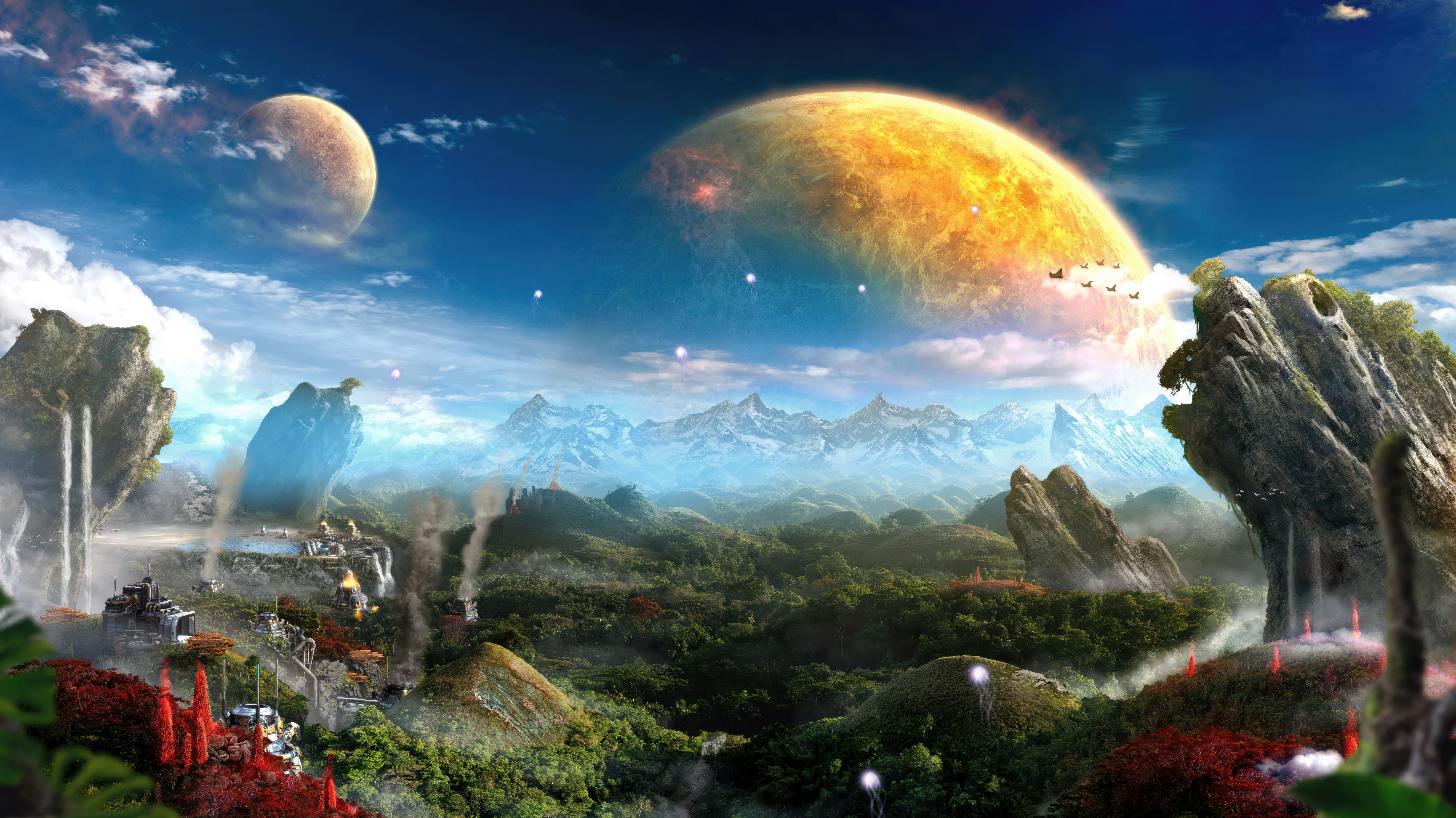 The Riftbreaker Prologue Game Landscape HD Wallpaper