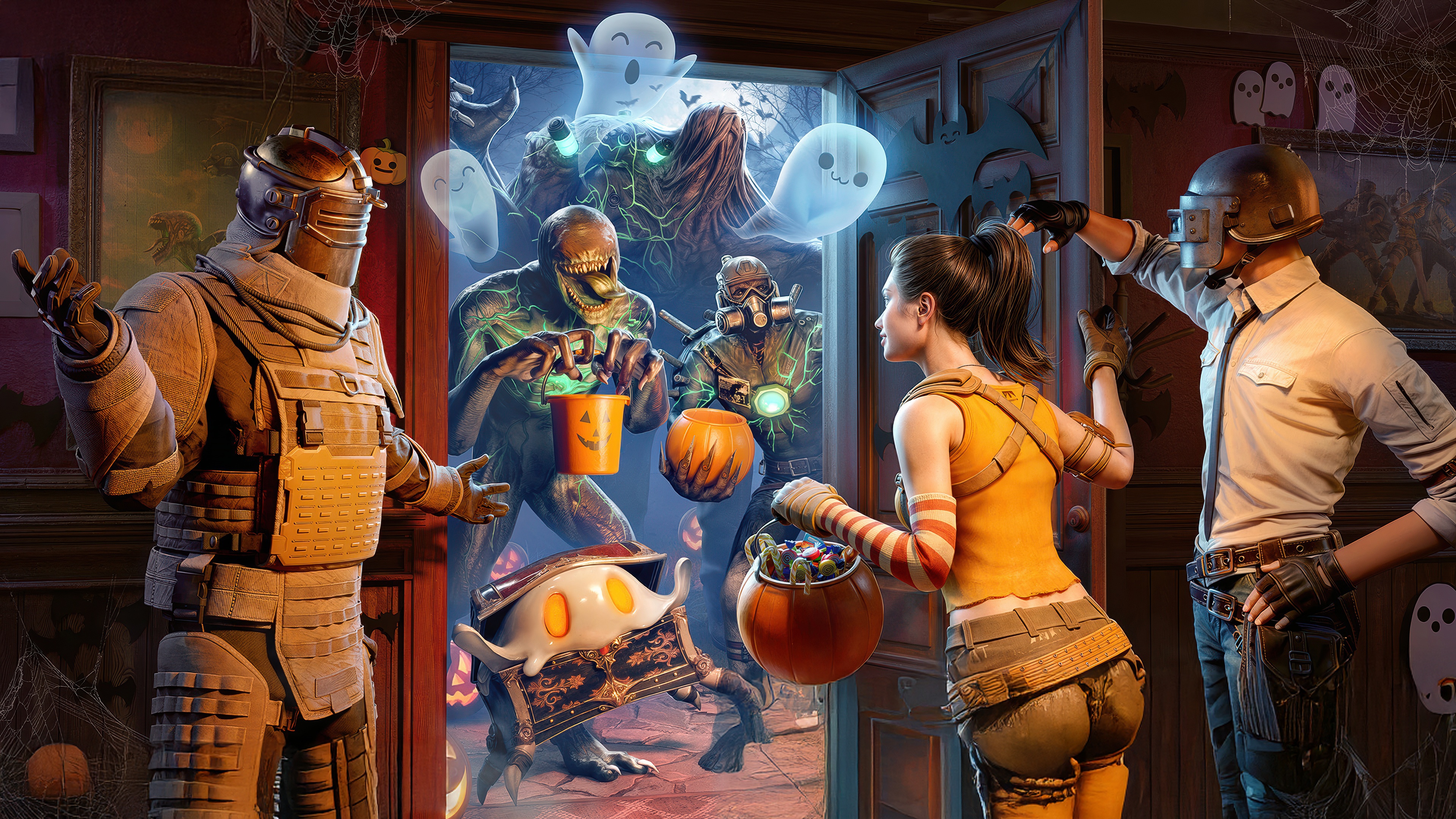PUBG Mobile Trick or Treasure Halloween Event HD Wallpaper