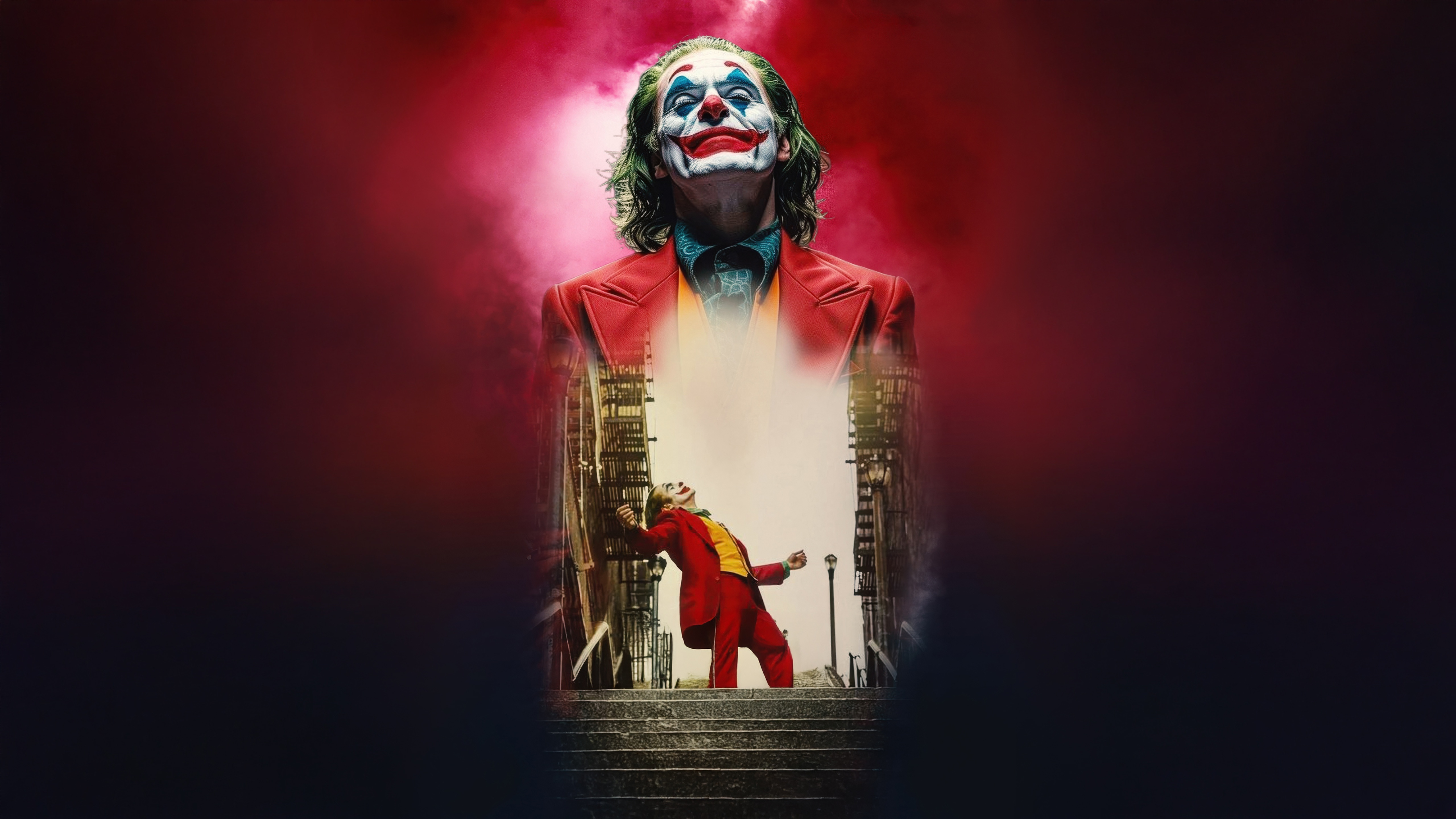 Joker Movie Poster with Joaquin Phoenix HD Wallpaper