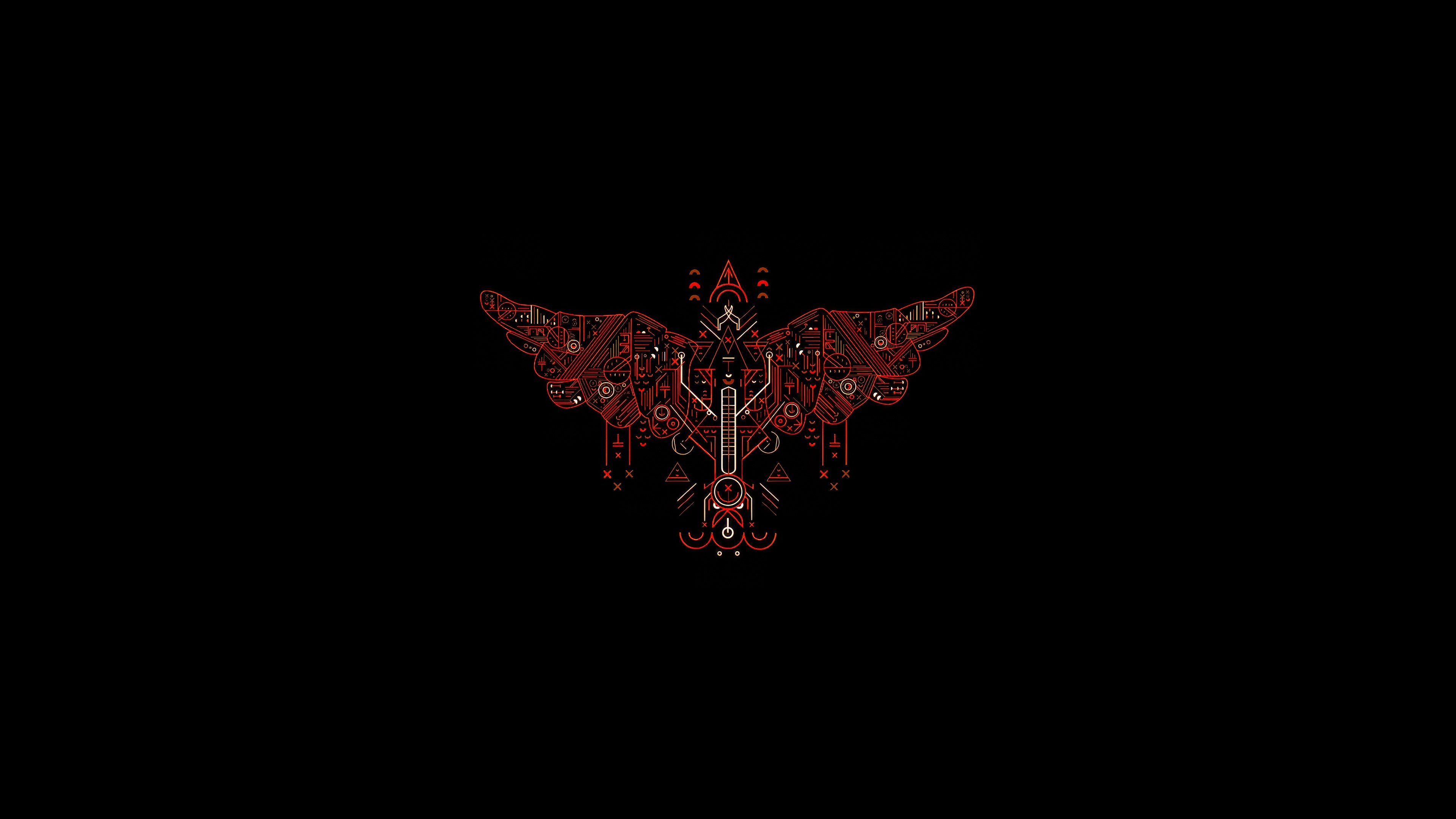 Mechanical Bird Oled HD Wallpaper