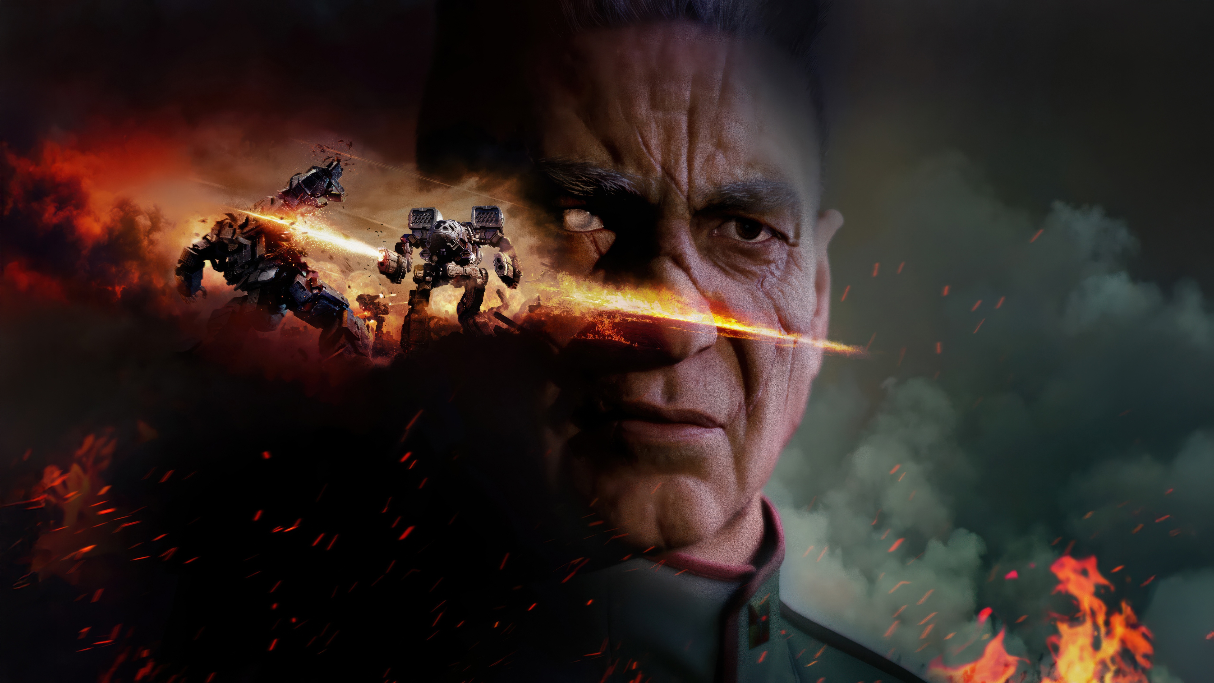 MechWarrior 5 Clans Commander Ibrahim Ismiril HD Wallpaper