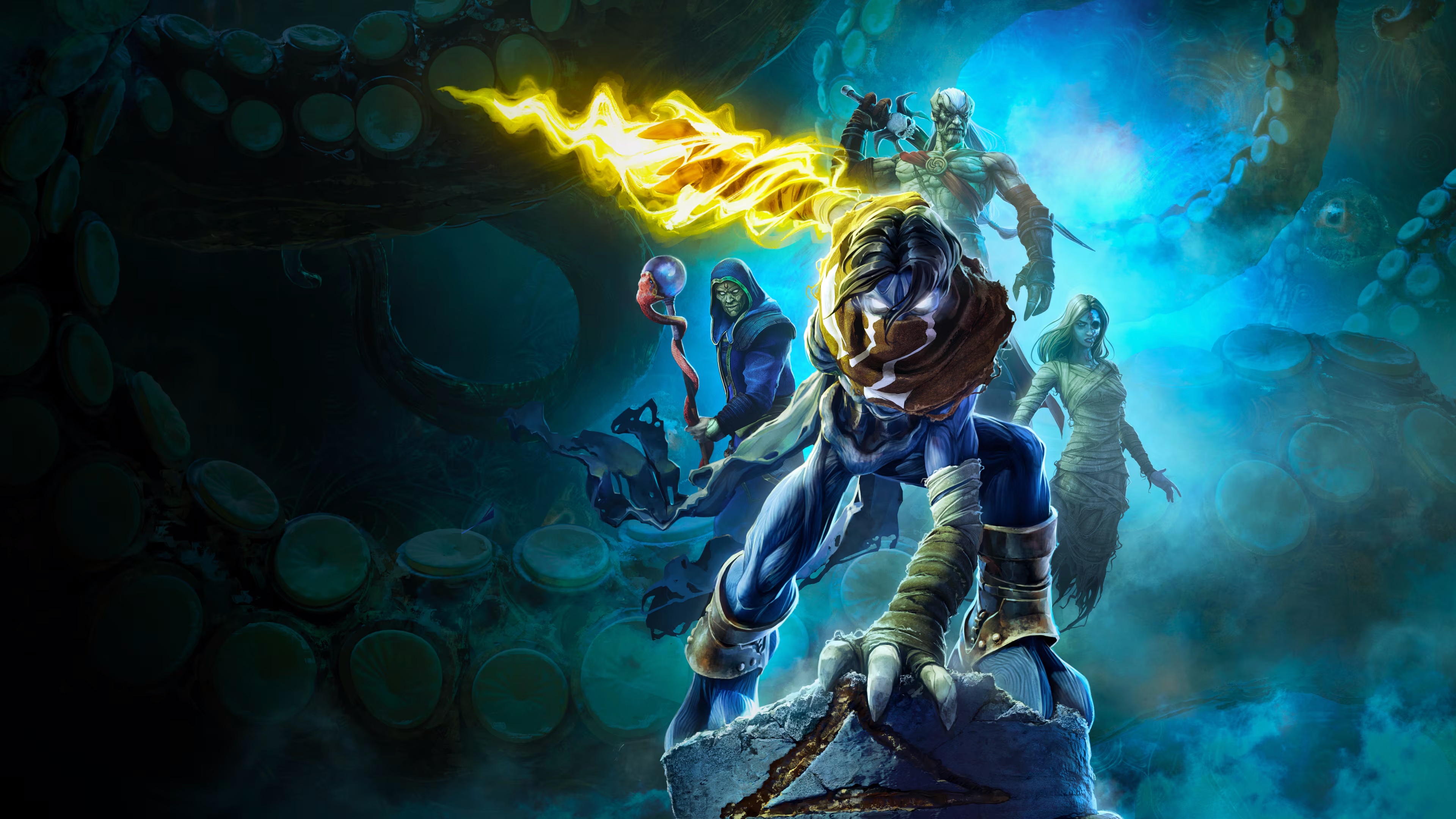 Legacy of Kain: Soul Reaver characters with tentacles HD Wallpaper