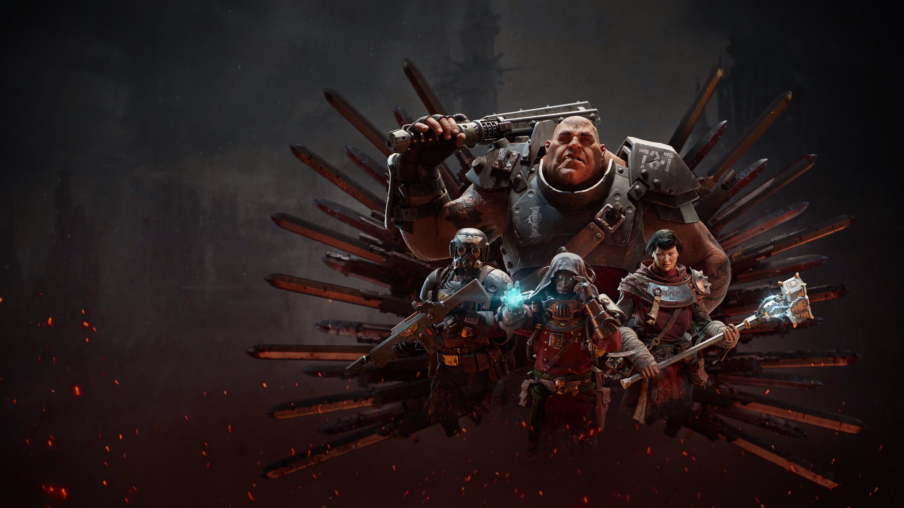 Warhammer 40000 Darktide Characters HD Wallpaper