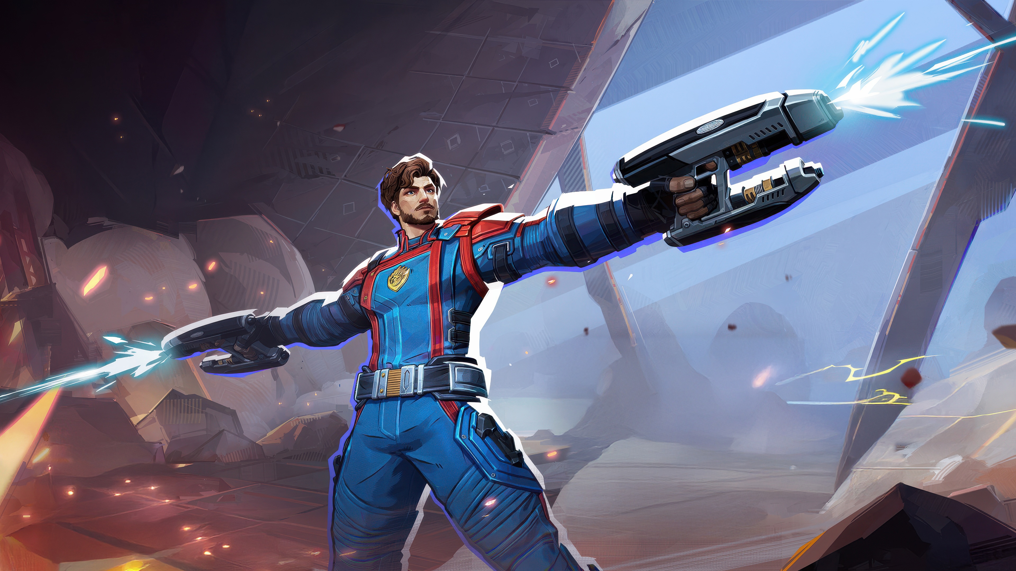 Star Lord in Marvel Rivals Game HD Wallpaper