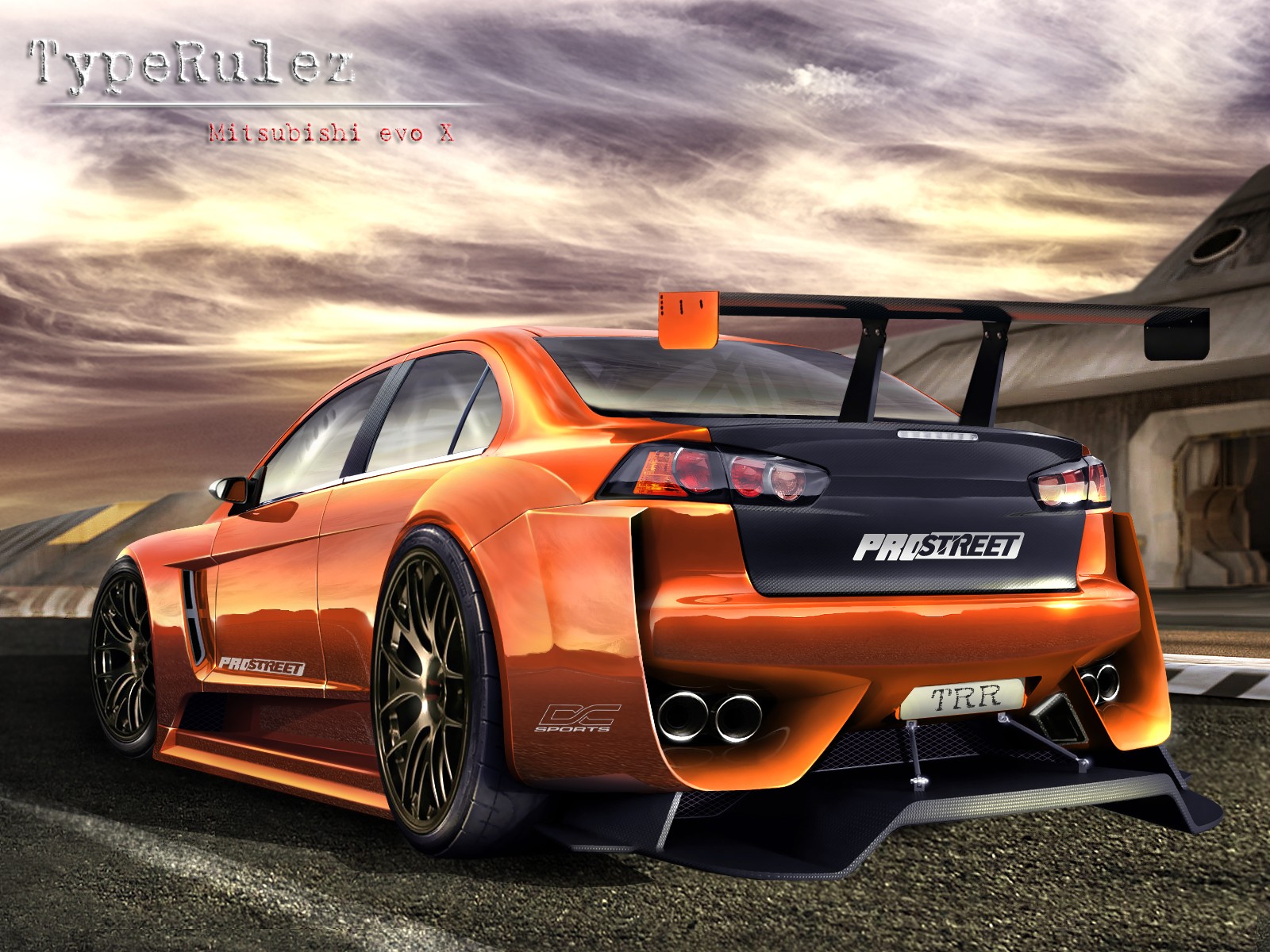 Mitsubishi Lancer Evo X TypeRuler Tuning HD Wallpaper